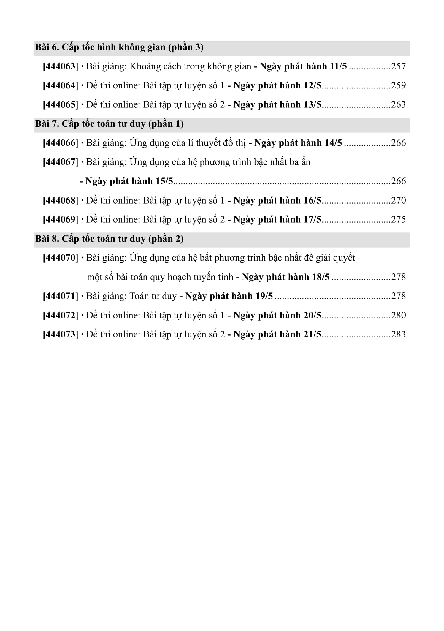 Cấp Tốc Tốt Nghiệp Phổ Thông - Môn Toán Học - Ảnh 5