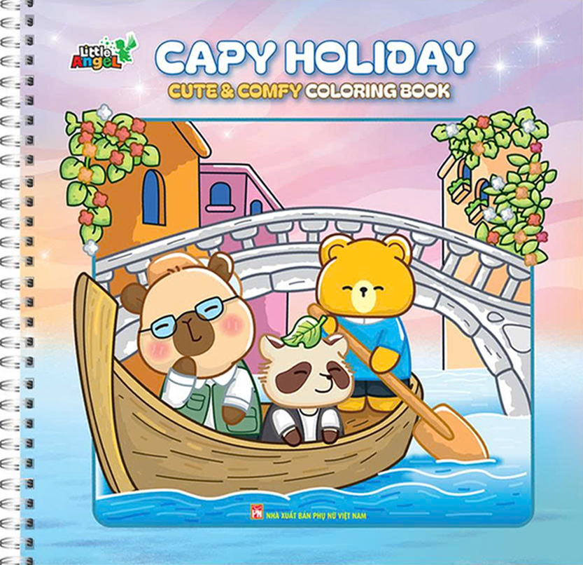 Capy Holiday - Cute And Comfy Cloring Book - Ảnh 2