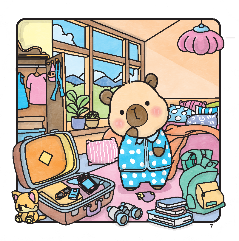 Capy Holiday - Cute And Comfy Cloring Book - Ảnh 6