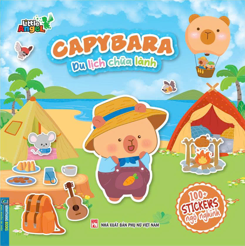 Capybara - Du Lịch Chữa Lành - 100+ Stickers Ngộ Nghĩnh - Ảnh 2