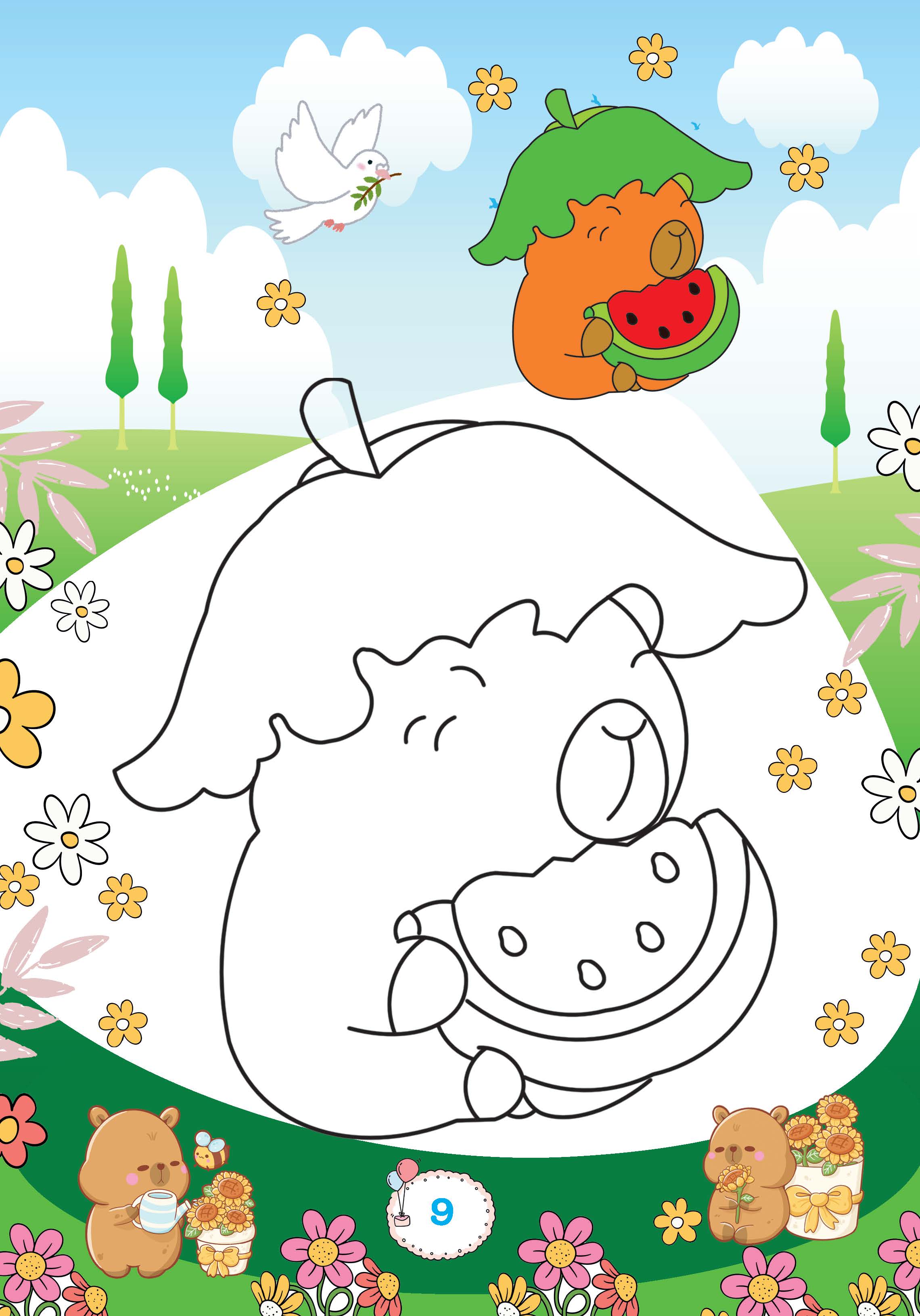 capybara thân thiện - Ảnh 11