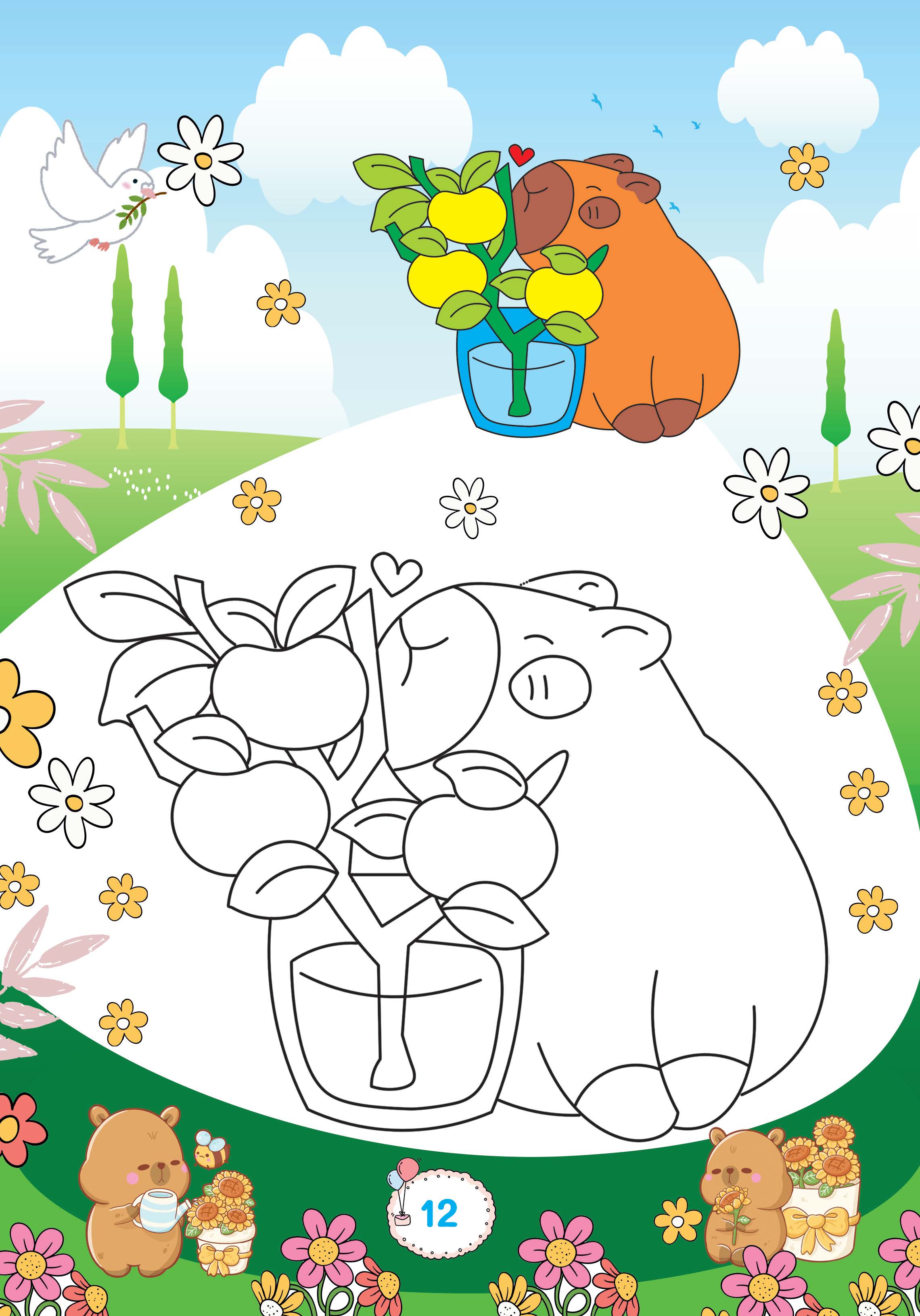 capybara thân thiện - Ảnh 14