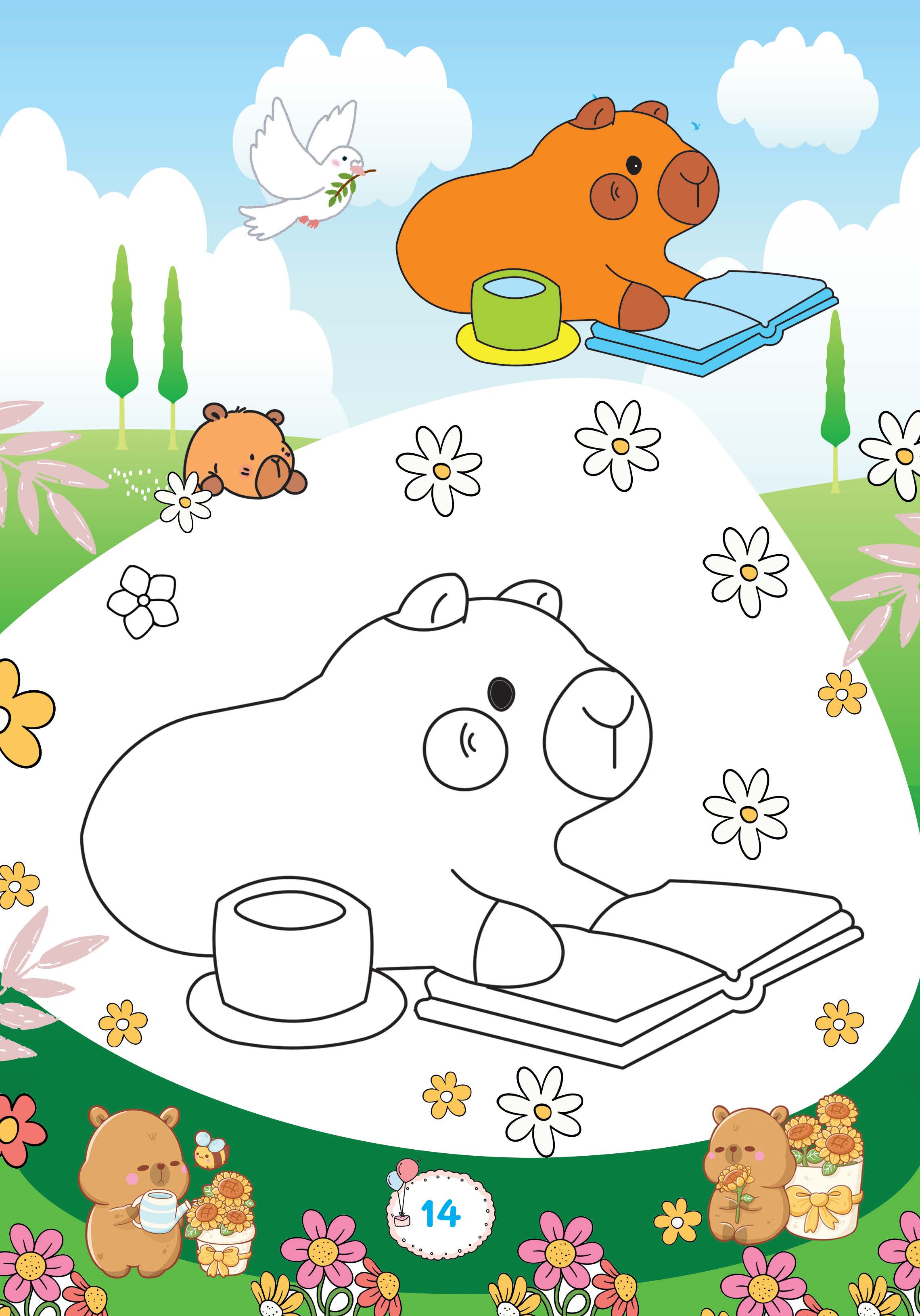 capybara thân thiện - Ảnh 16