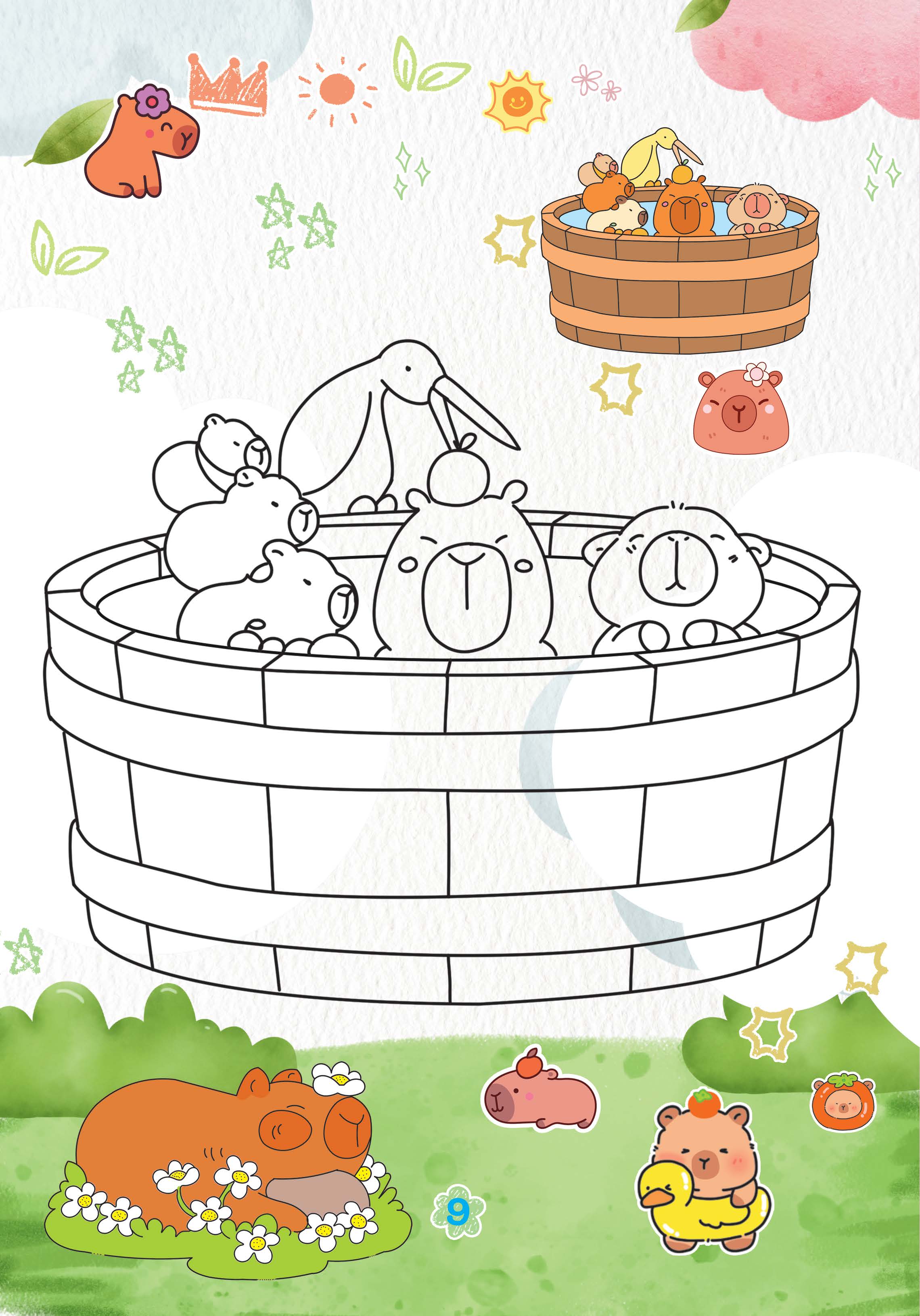 capybara thích suối nước nóng - Ảnh 11