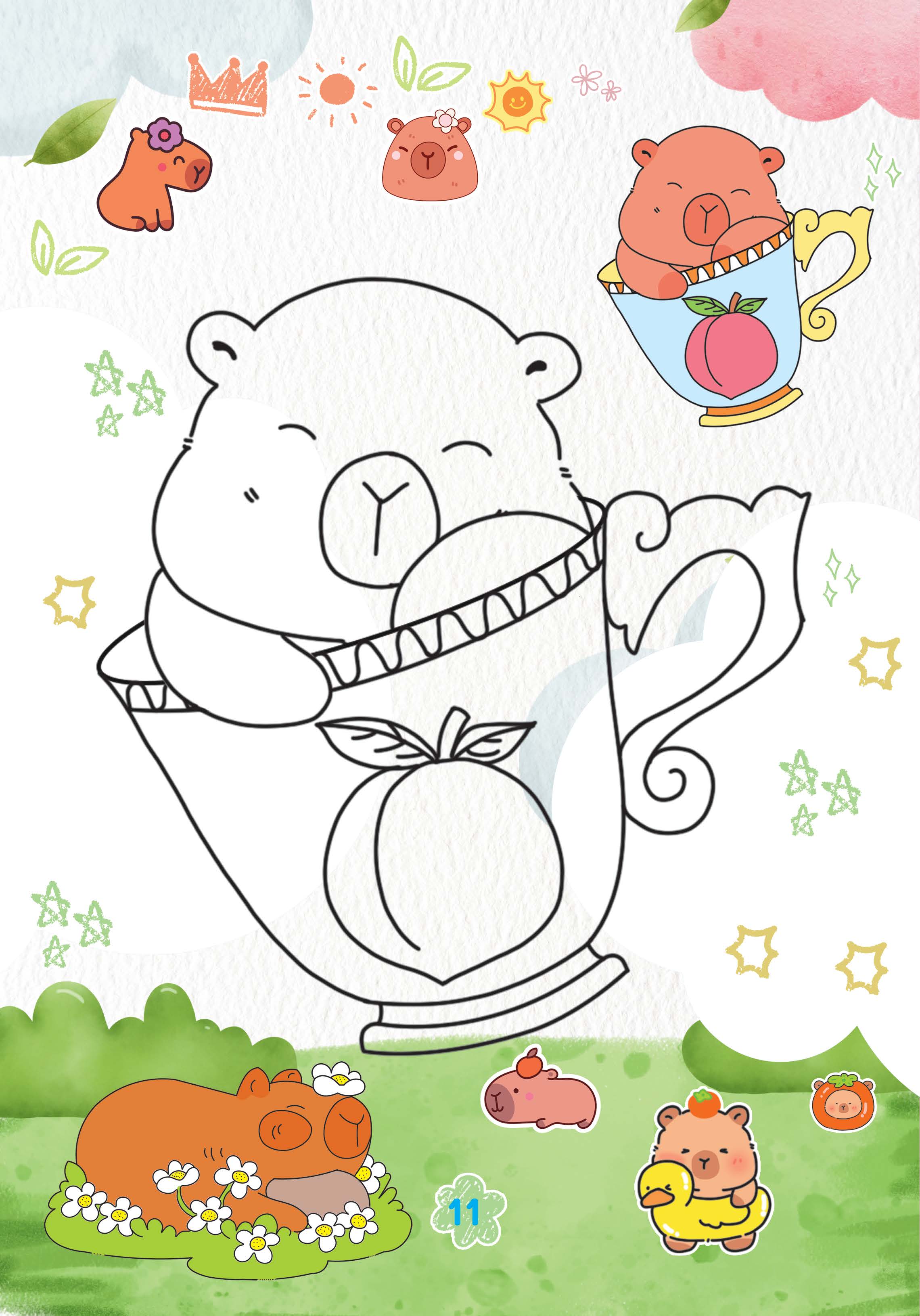 capybara thích suối nước nóng - Ảnh 13