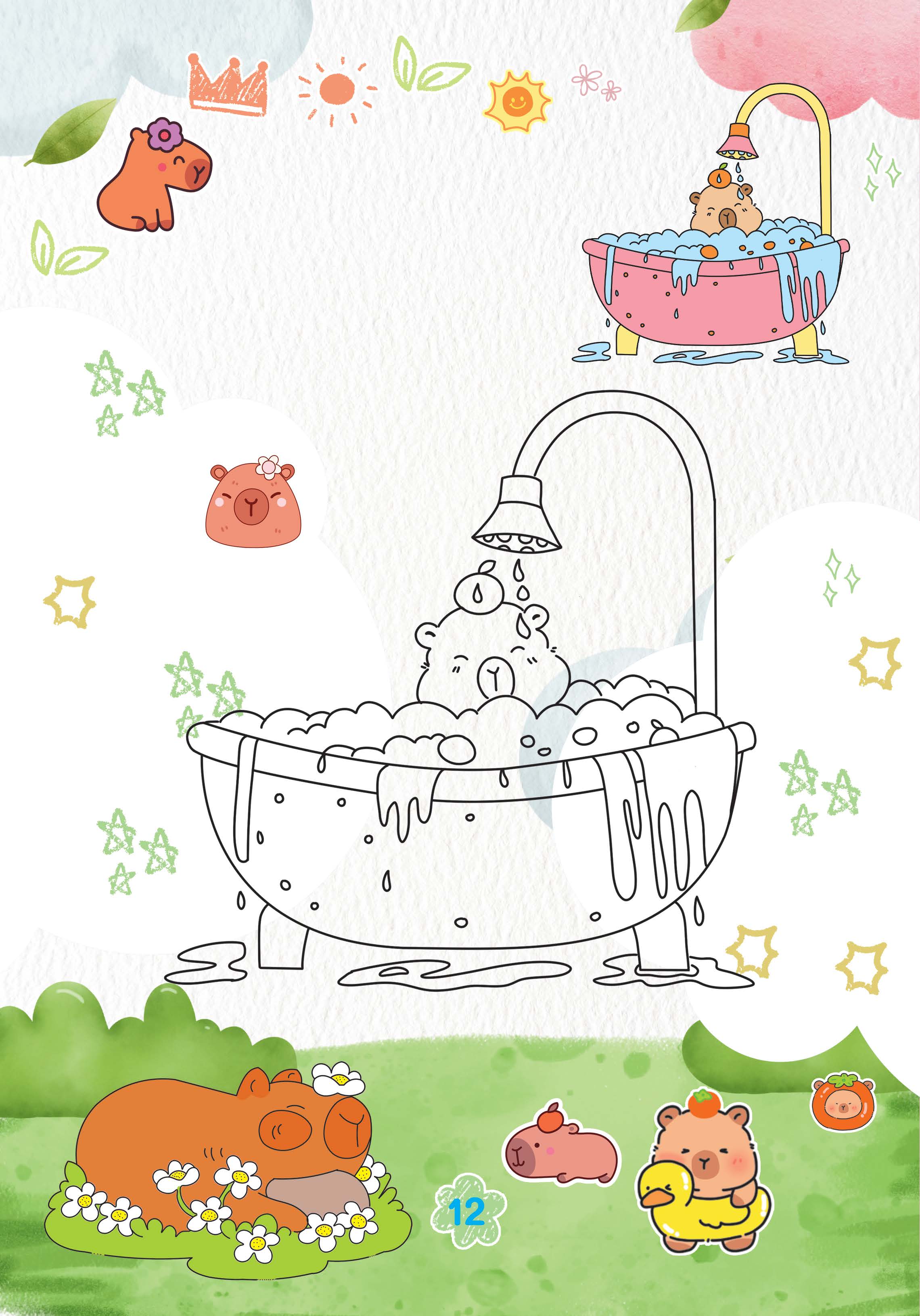 capybara thích suối nước nóng - Ảnh 14