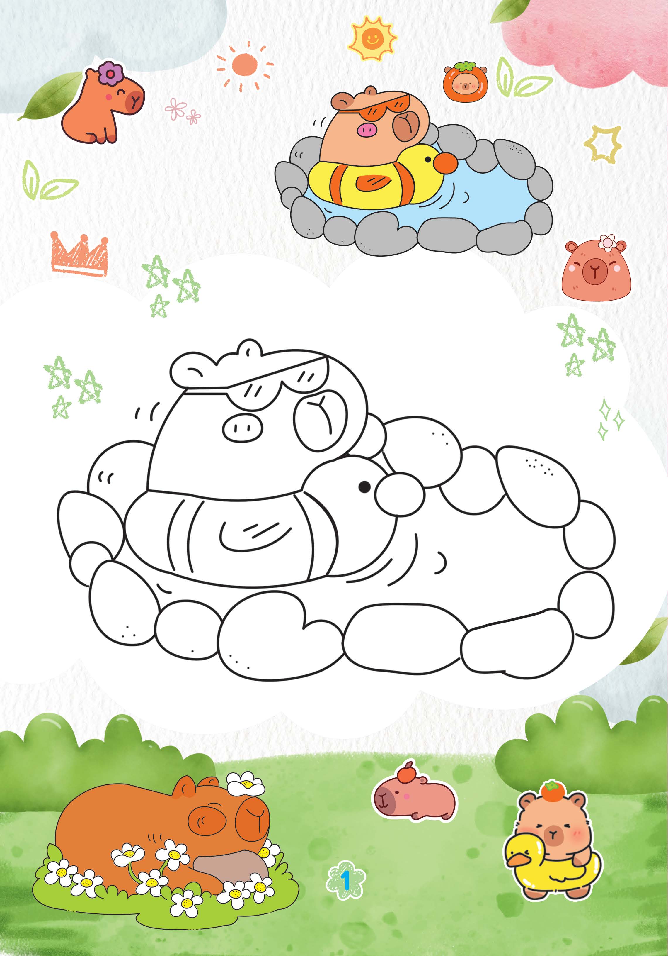 capybara thích suối nước nóng - Ảnh 3