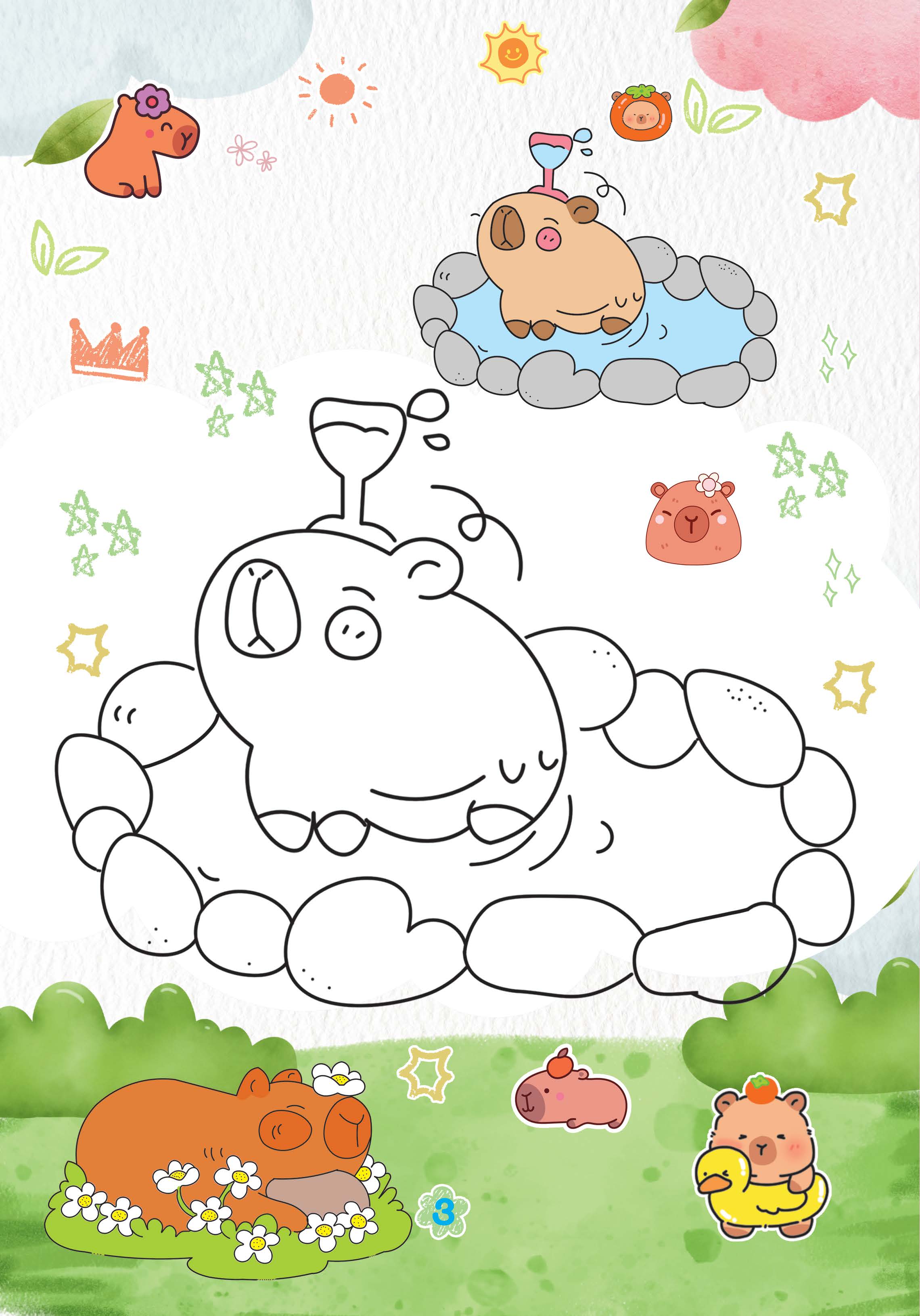 capybara thích suối nước nóng - Ảnh 5