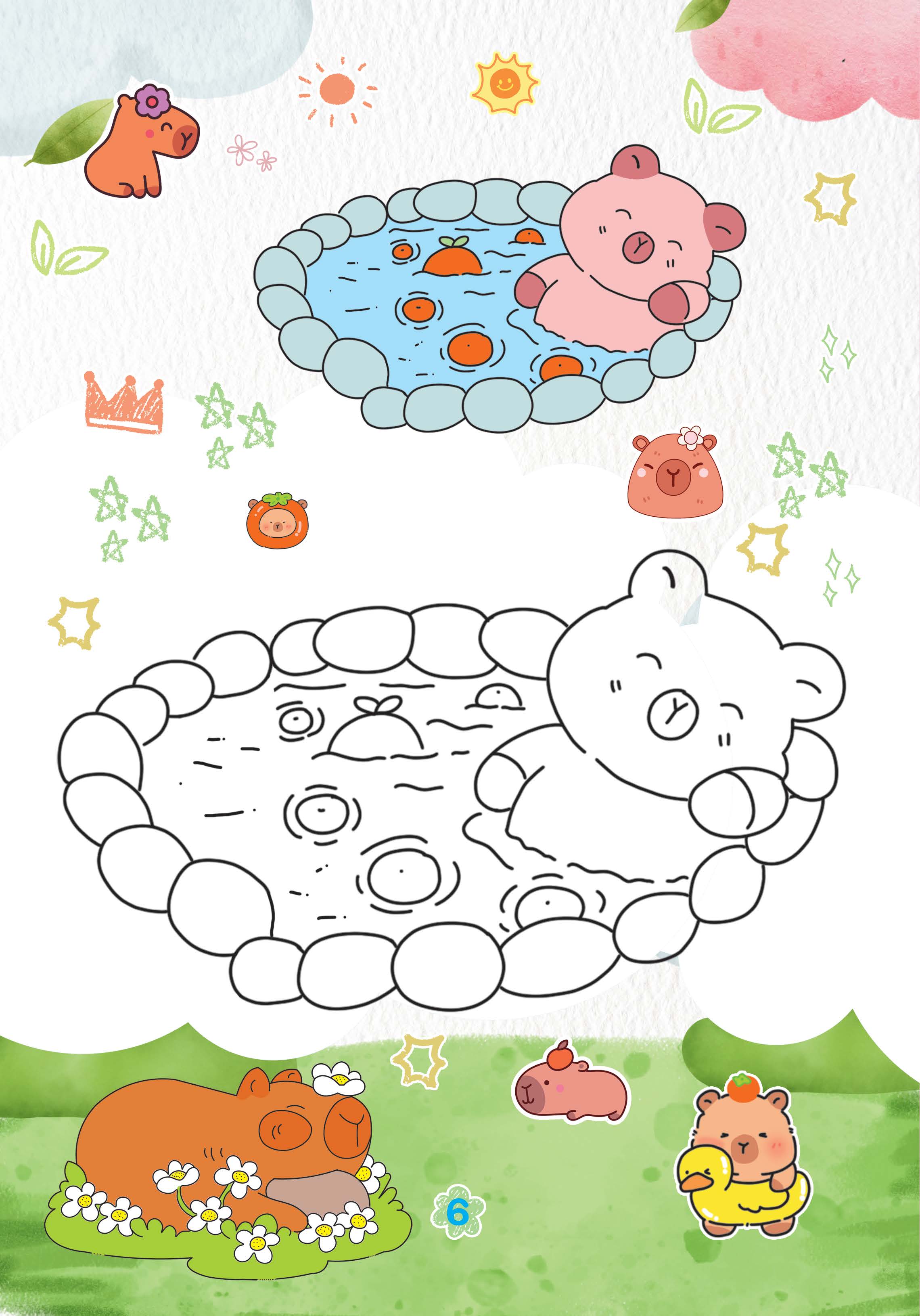 capybara thích suối nước nóng - Ảnh 8