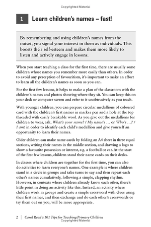carol readℹs 101 tips for teaching primary children - pocket editions - Ảnh 10