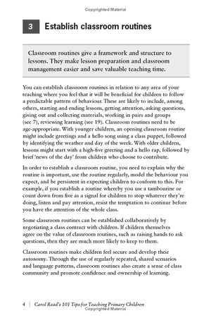 carol readℹs 101 tips for teaching primary children - pocket editions - Ảnh 12