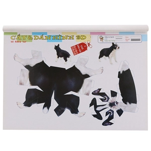 cắt dán hình 3d - bé khéo tay - bộ sáng tạo - Ảnh 5