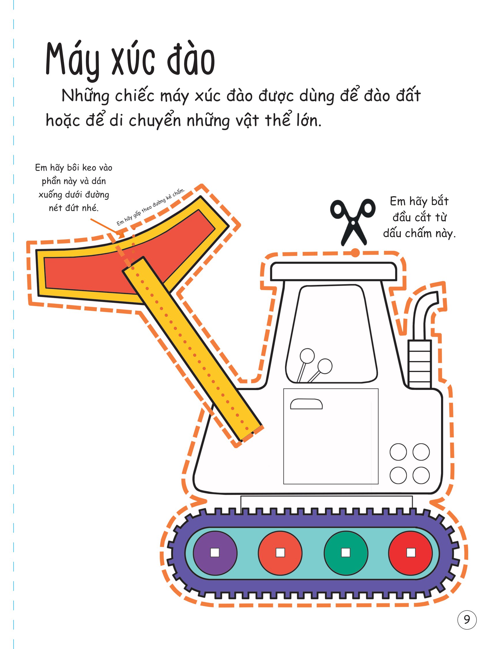cắt, gấp, tô màu - các loại phương tiện - Ảnh 10