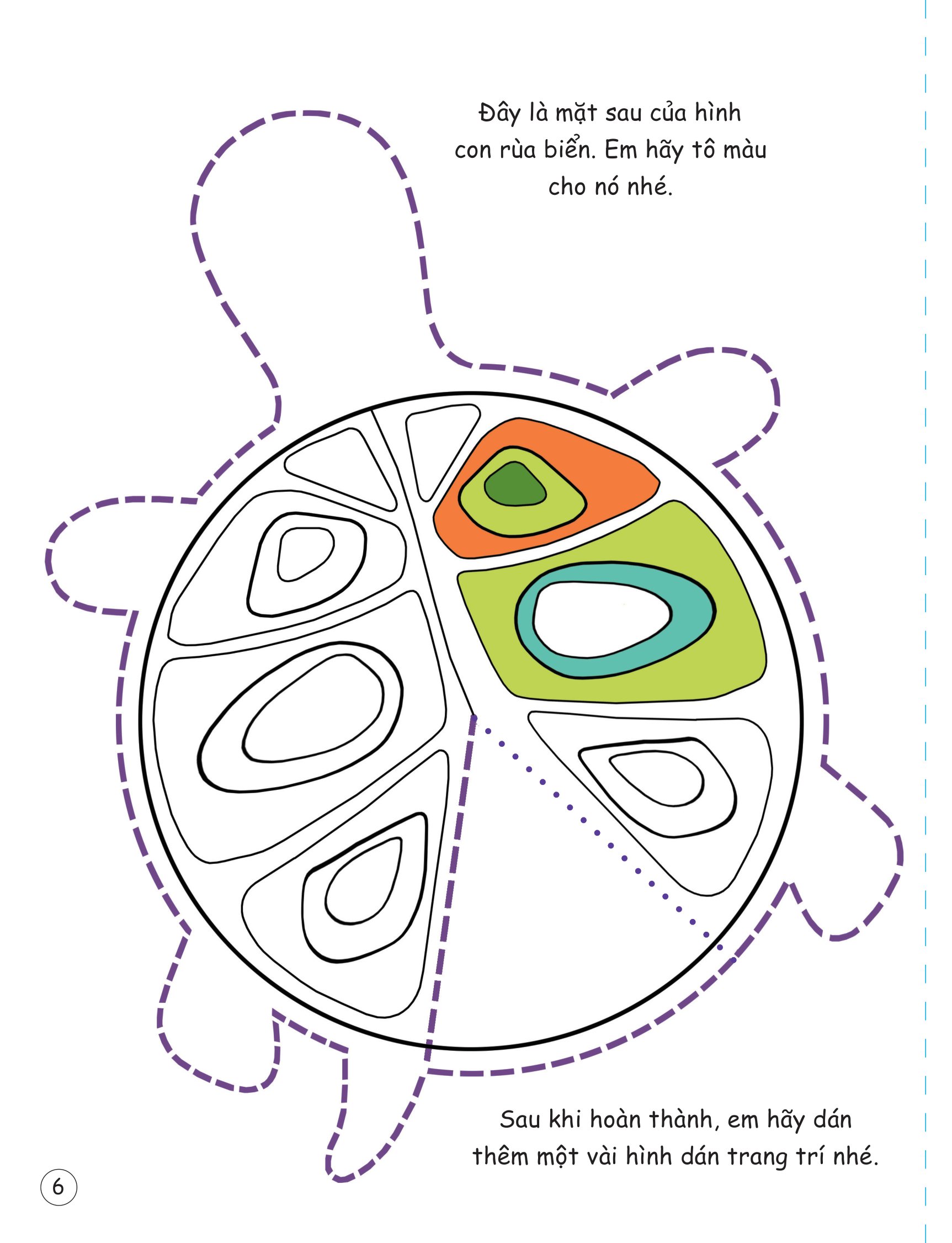 cắt, gấp, tô màu - thế giới động vật - Ảnh 7