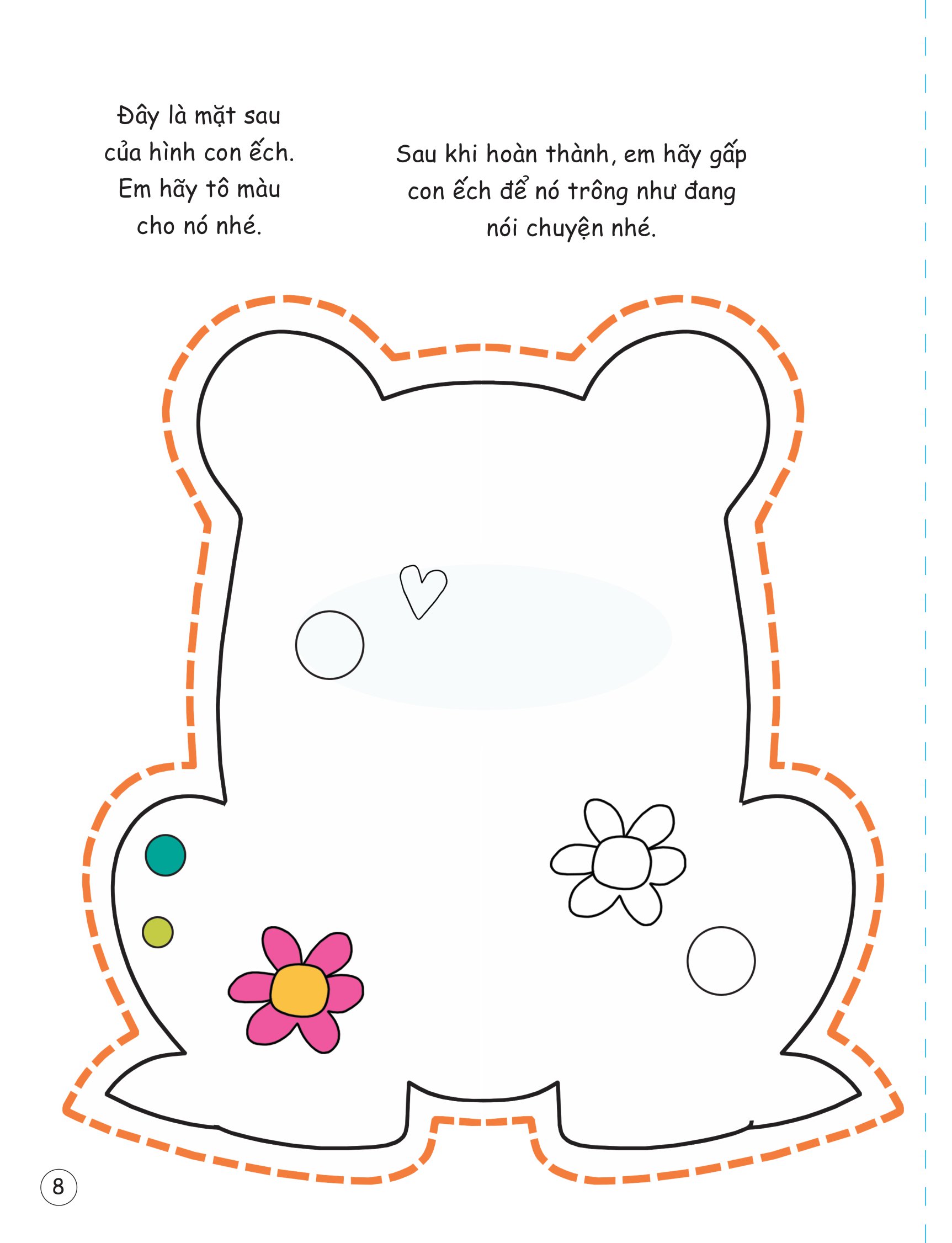 cắt, gấp, tô màu - thế giới động vật - Ảnh 9