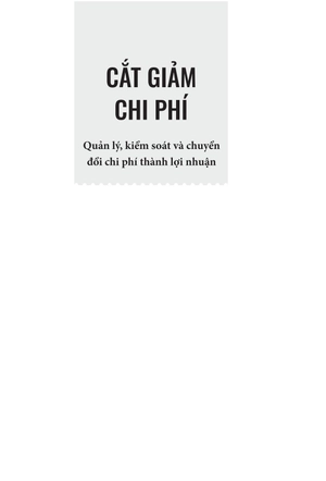 cắt giảm chi phí - quản lý kiểm soát và chuyển đổi phí thành lợi nhuận - Ảnh 3