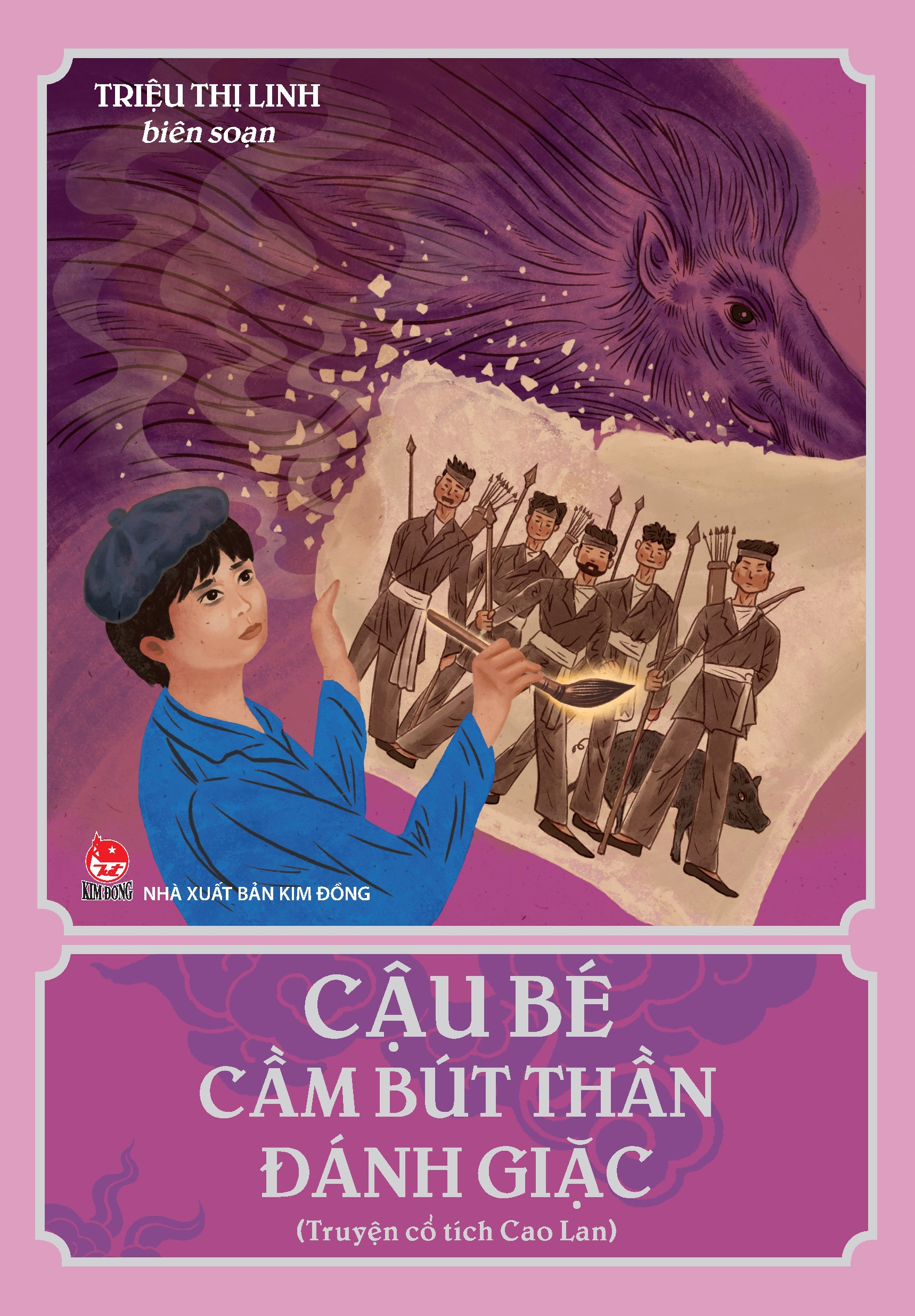 cậu bé cầm bút thần đánh giặc (truyện cổ tích cao lan) - Ảnh 2