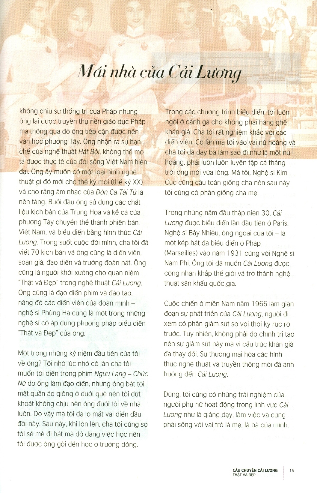 câu chuyện cải lương thật và đẹp - Ảnh 4