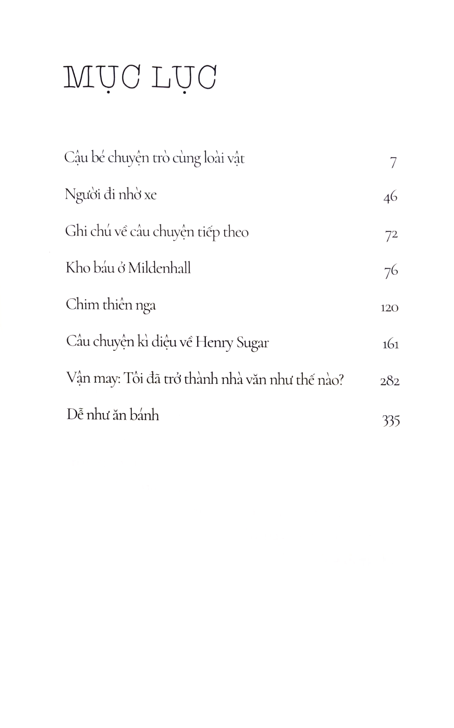 câu chuyện kì diệu về henry sugar và sáu chuyện khác (tái bản 2021) - Ảnh 3