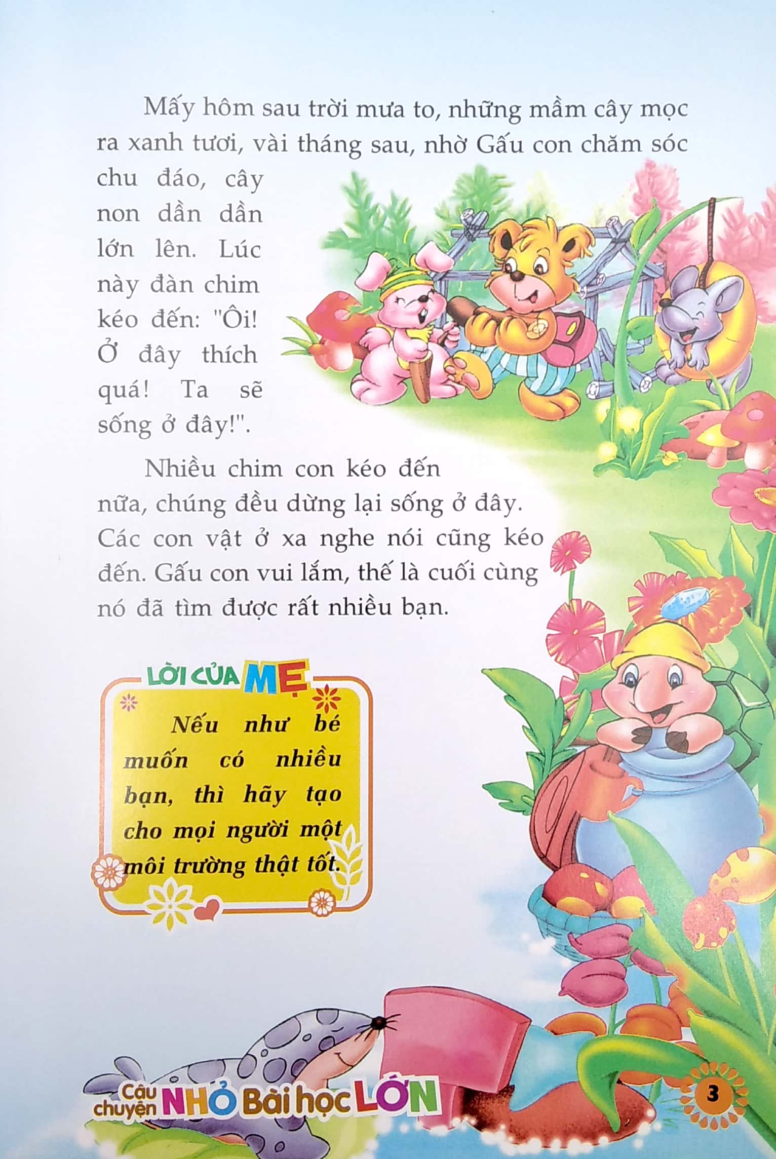 câu chuyện nhỏ bài học lớn - những câu chuyện vàng - gấu con tìm bạn - Ảnh 5