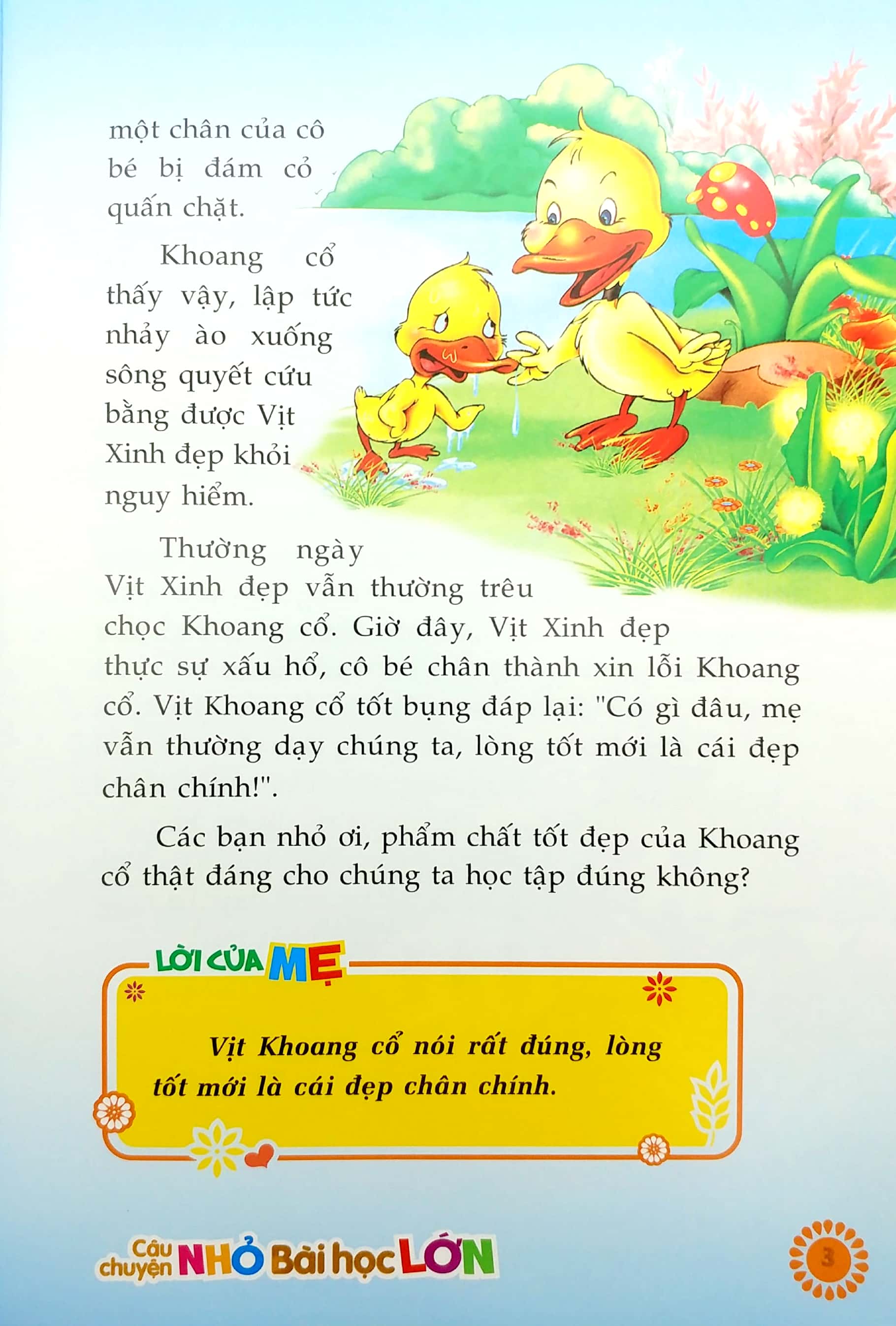 câu chuyện nhỏ bài học lớn - những câu chuyện vàng - vịt con tốt bụng - Ảnh 5