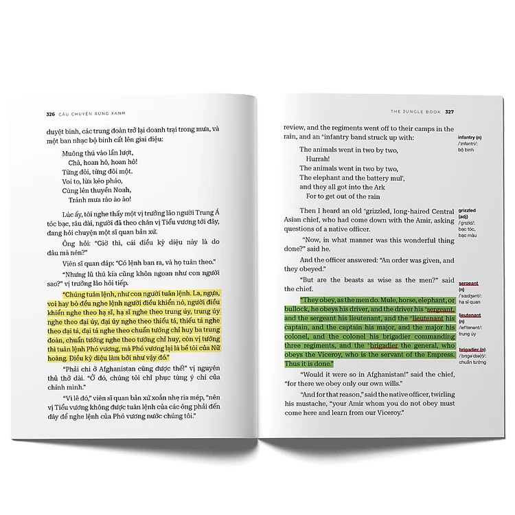 Câu Chuyện Rừng Xanh - The Jungle Book - Song Ngữ Việt-Anh - Ảnh 4