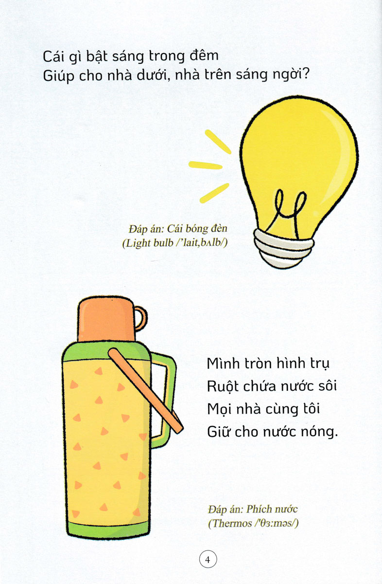 câu đố dân gian - đồ vật và phương tiện giao thông (dành cho bé từ 3-6 tuổi) - Ảnh 5