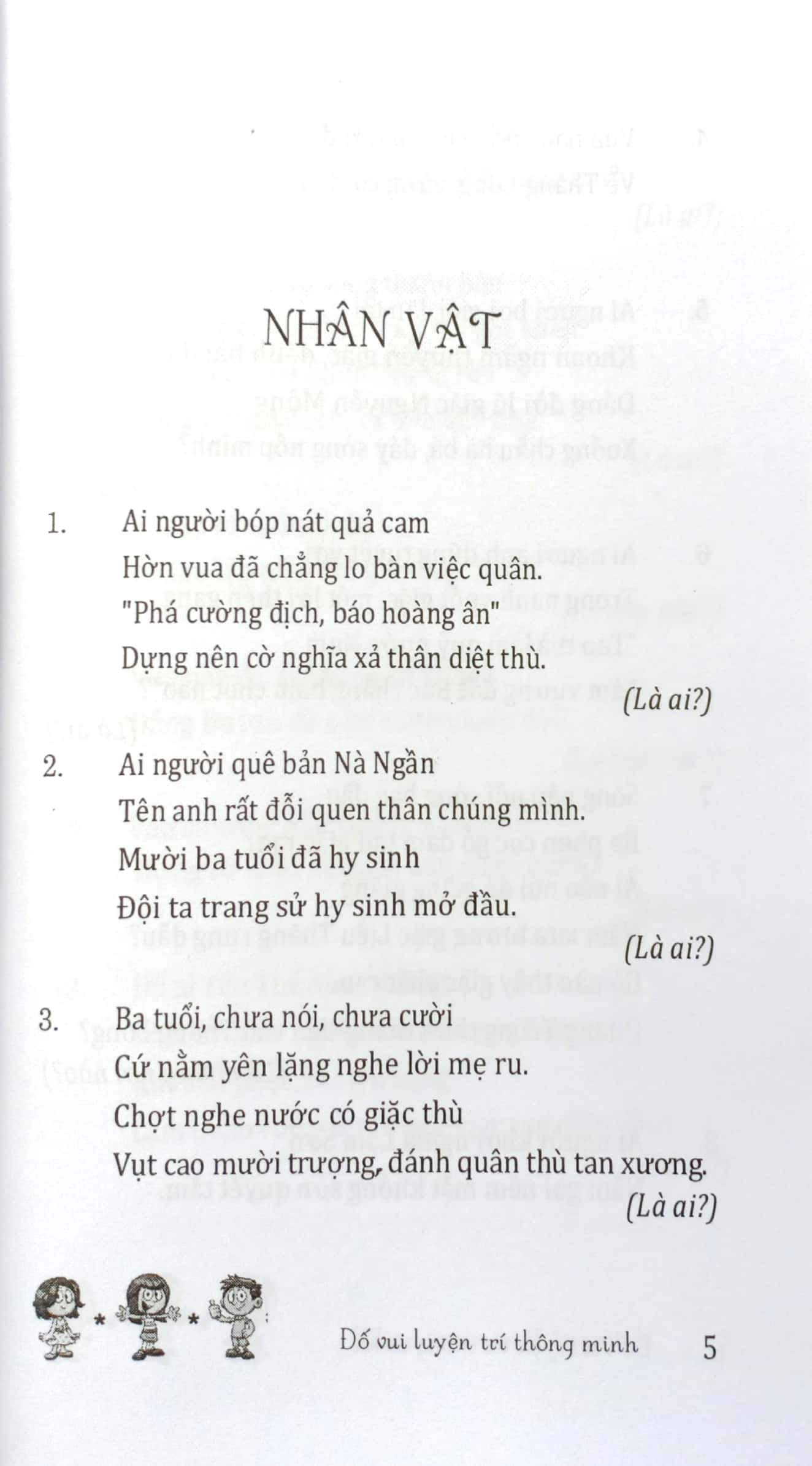 câu đố luyện trí thông minh - nhân vật, địa danh - Ảnh 3