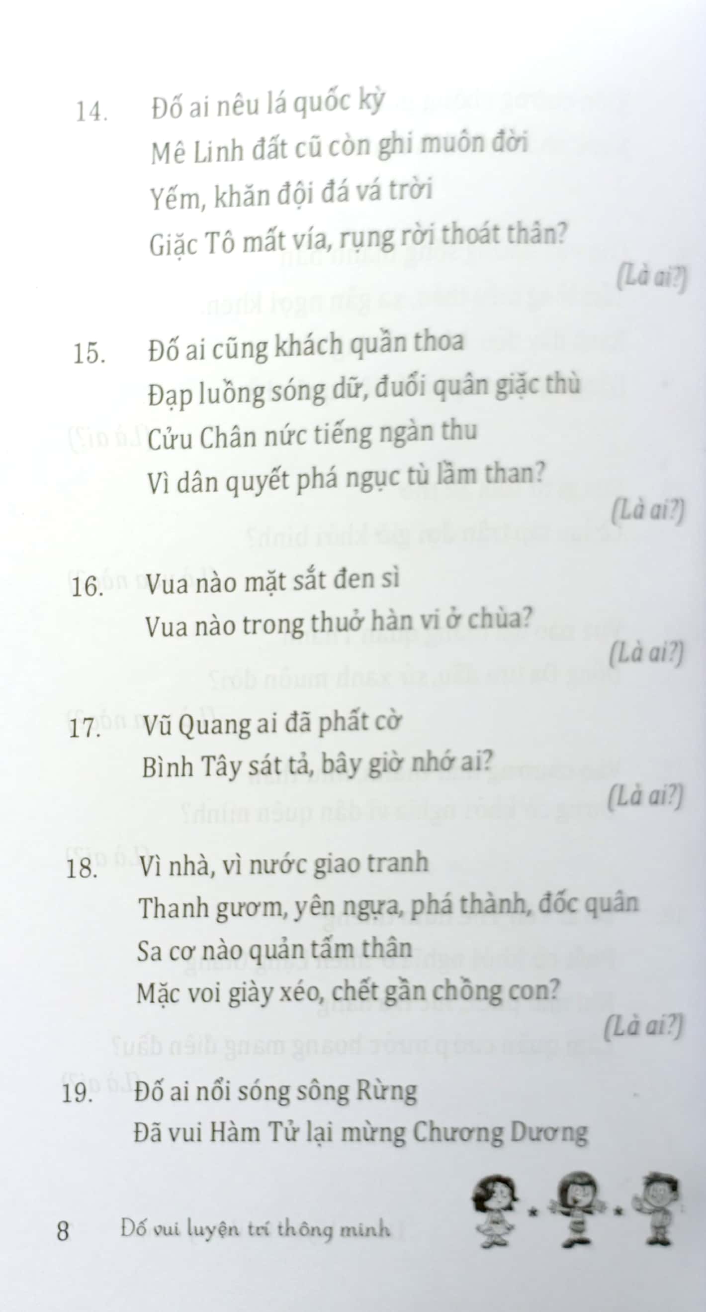 câu đố luyện trí thông minh - nhân vật, địa danh - Ảnh 6
