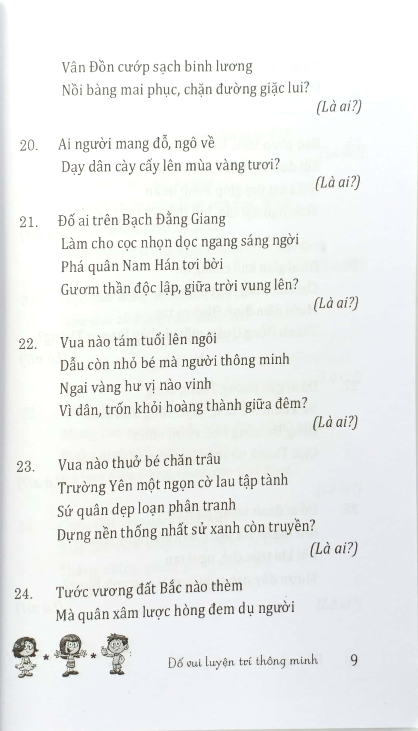 câu đố luyện trí thông minh - nhân vật, địa danh - Ảnh 7