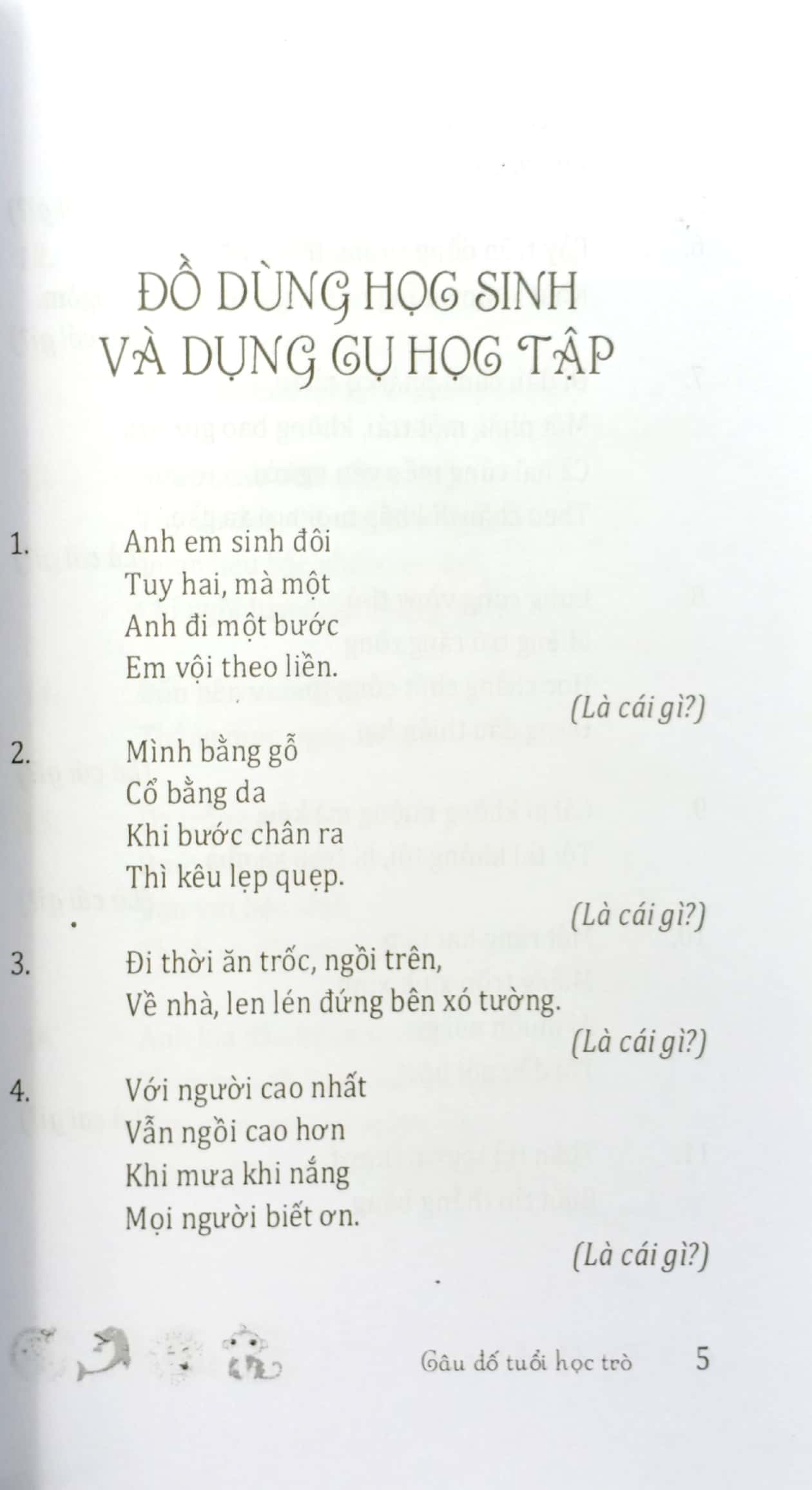 câu đố tuổi học trò - Ảnh 3