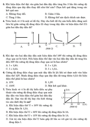câu hỏi và bài tập trắc nghiêm vât lí 9 - Ảnh 4