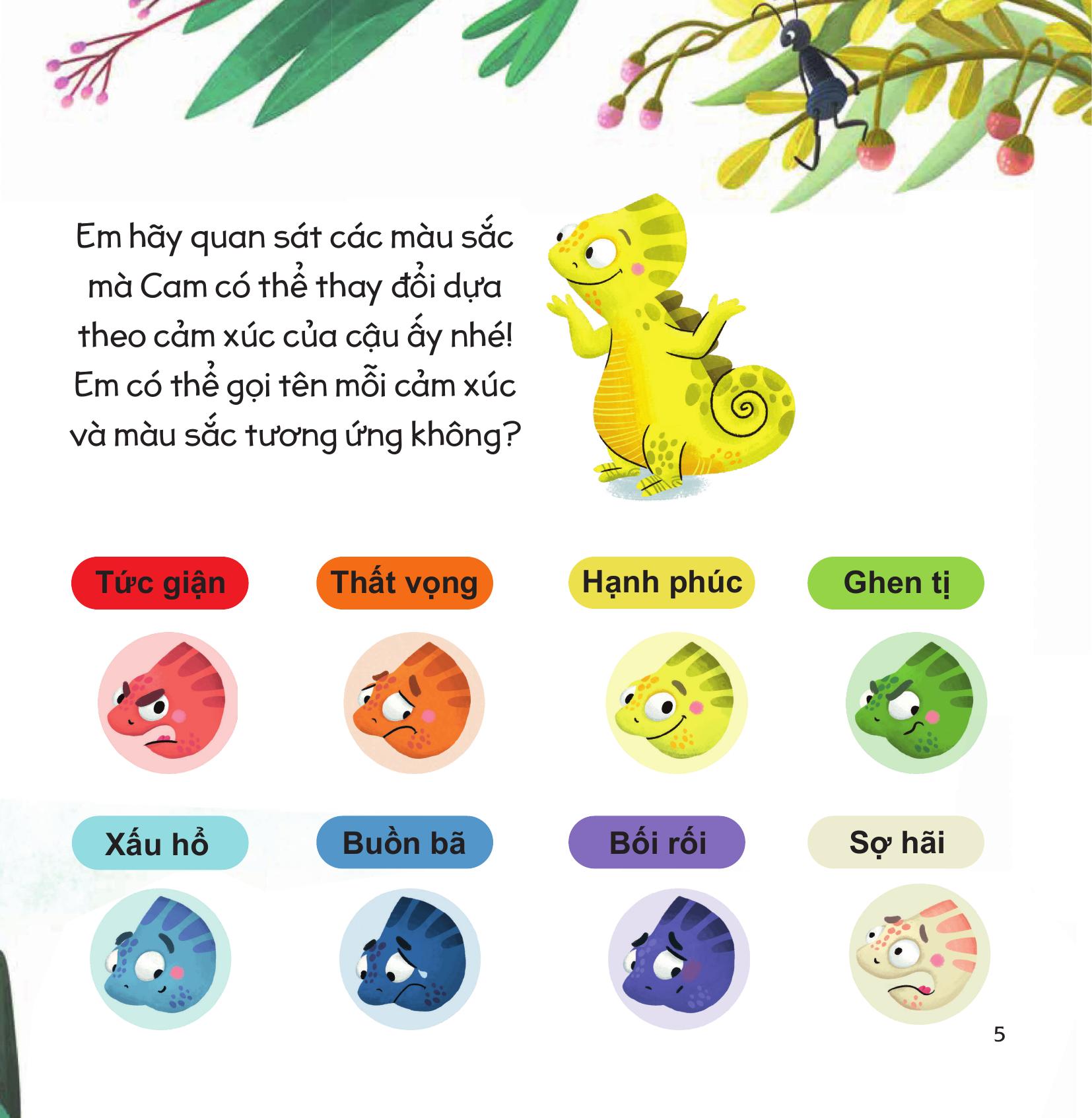 cầu vồng cảm xúc - giúp bé dễ dàng thấu hiểu các cảm xúc thông qua màu sắc - học cách kết bạn - Ảnh 4