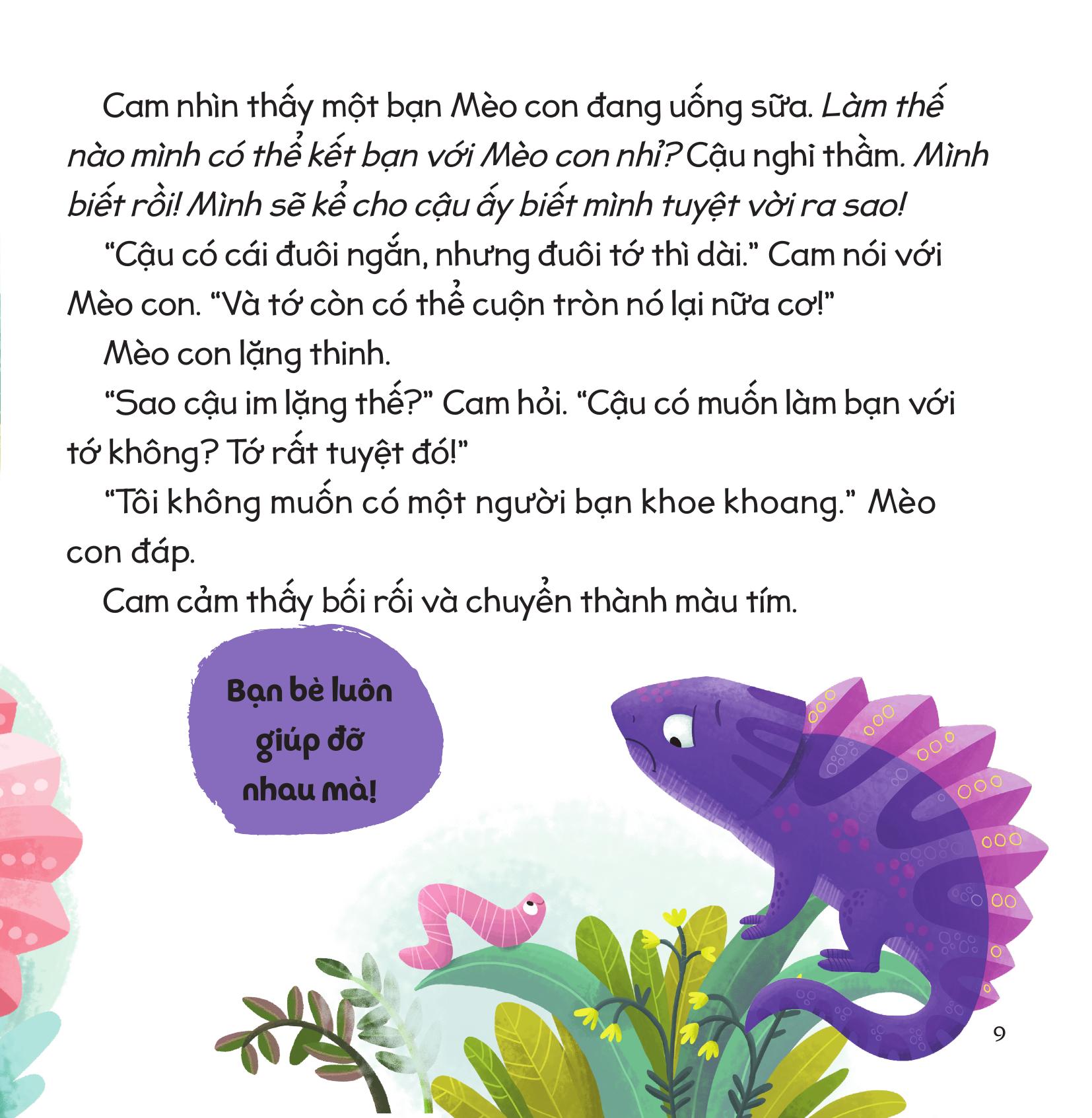 cầu vồng cảm xúc - giúp bé dễ dàng thấu hiểu các cảm xúc thông qua màu sắc - học cách kết bạn - Ảnh 8