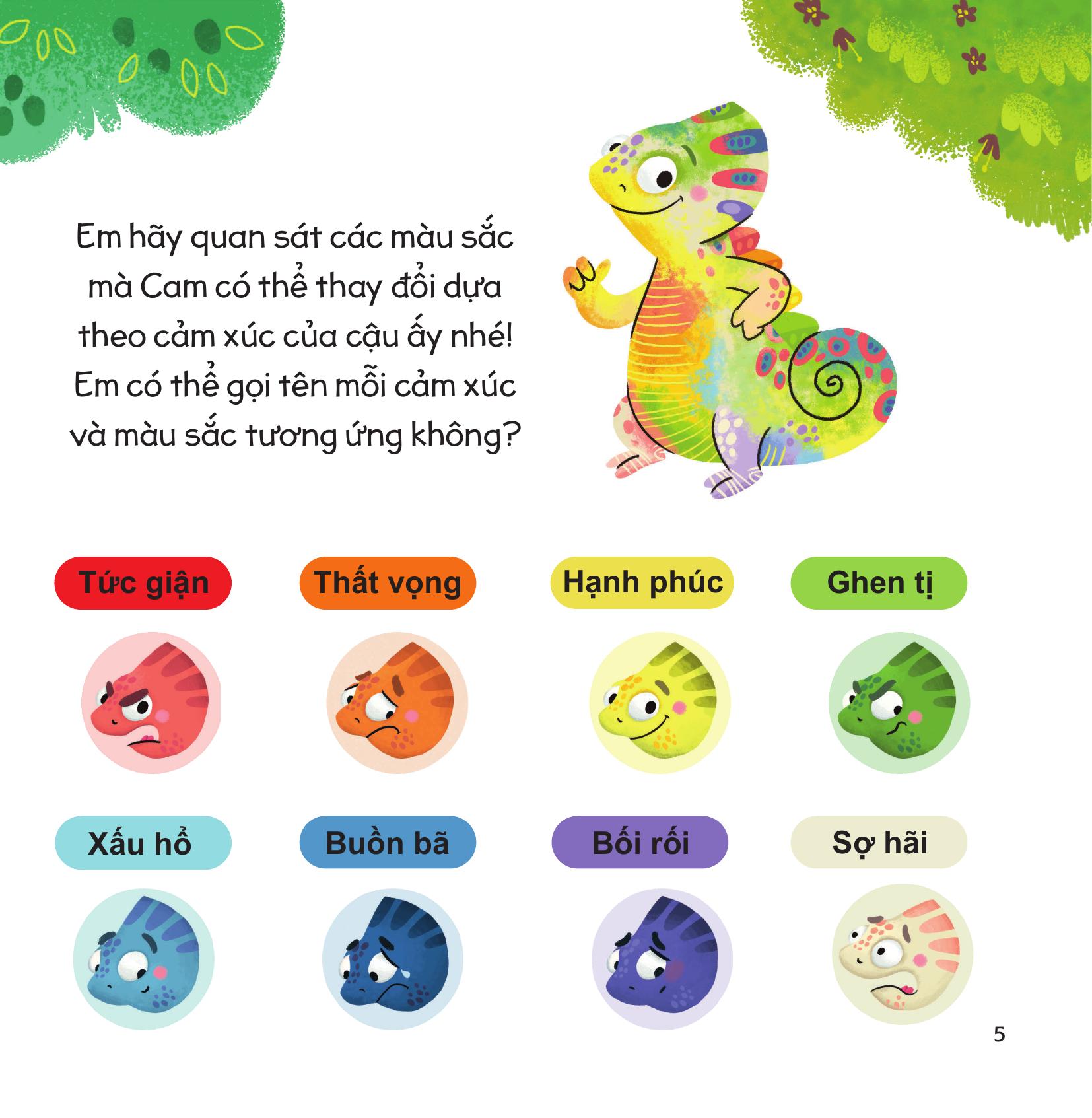 cầu vồng cảm xúc - giúp bé dễ dàng thấu hiểu các cảm xúc thông qua màu sắc - học cách làm chủ cảm xúc - Ảnh 4