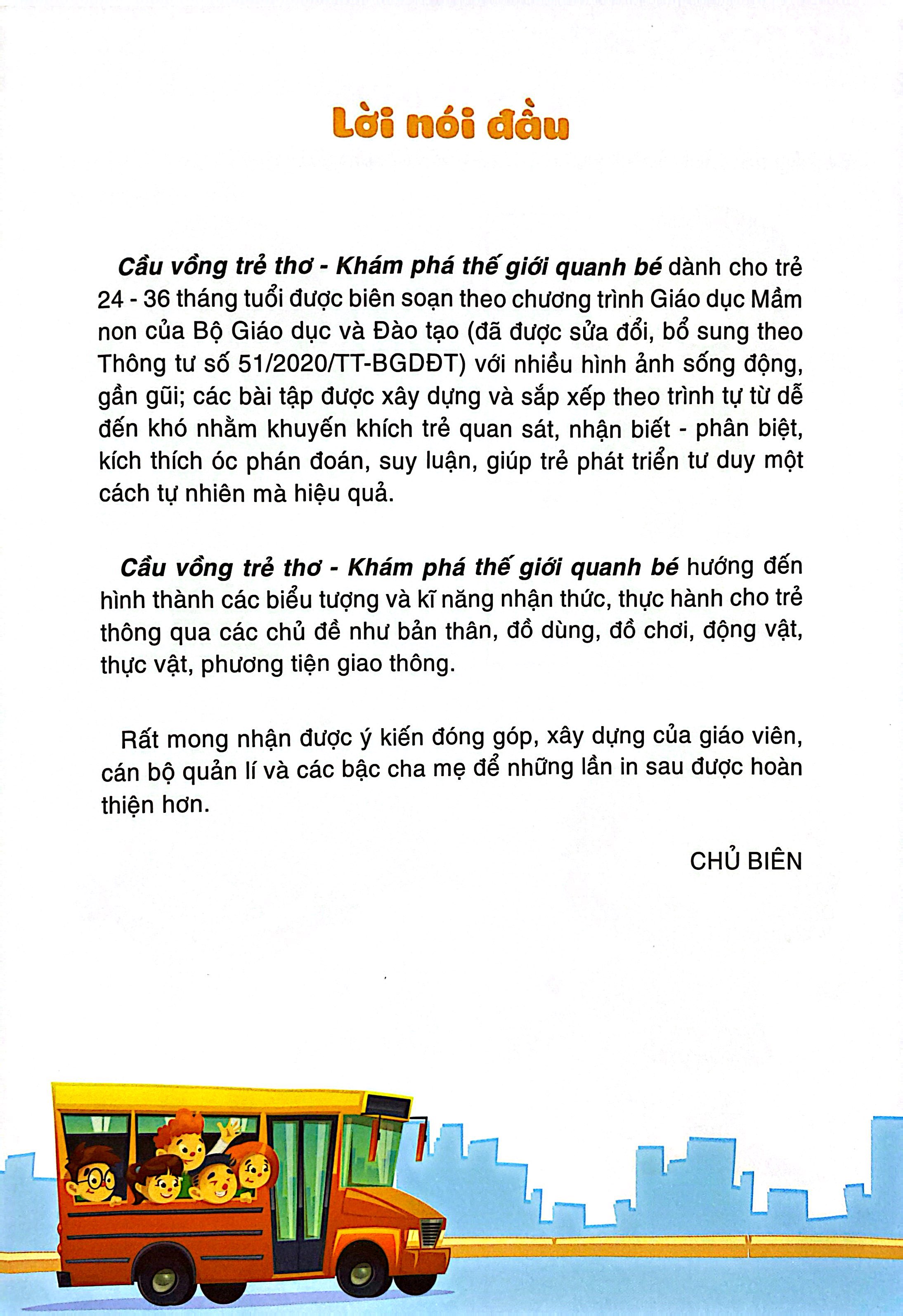 Cầu Vồng Trẻ Thơ - Khám Phá Thế Giới Quanh Bé - Dành Cho Trẻ 24-36 Tháng Tuổi - Ảnh 3