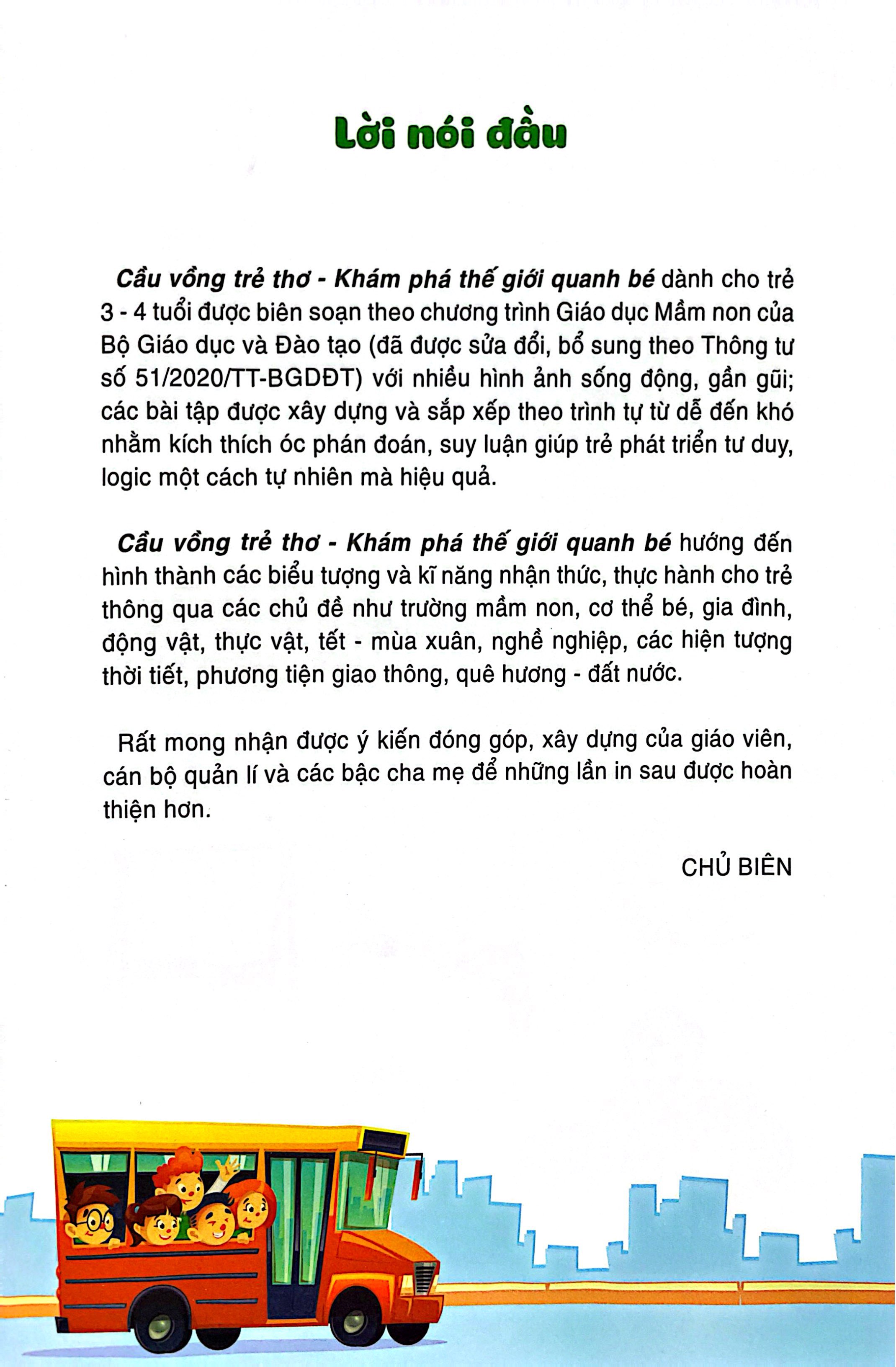 Cầu Vồng Trẻ Thơ - Khám Phá Thế Giới Quanh Bé - Dành Cho Trẻ 3-4 Tuổi - Ảnh 3