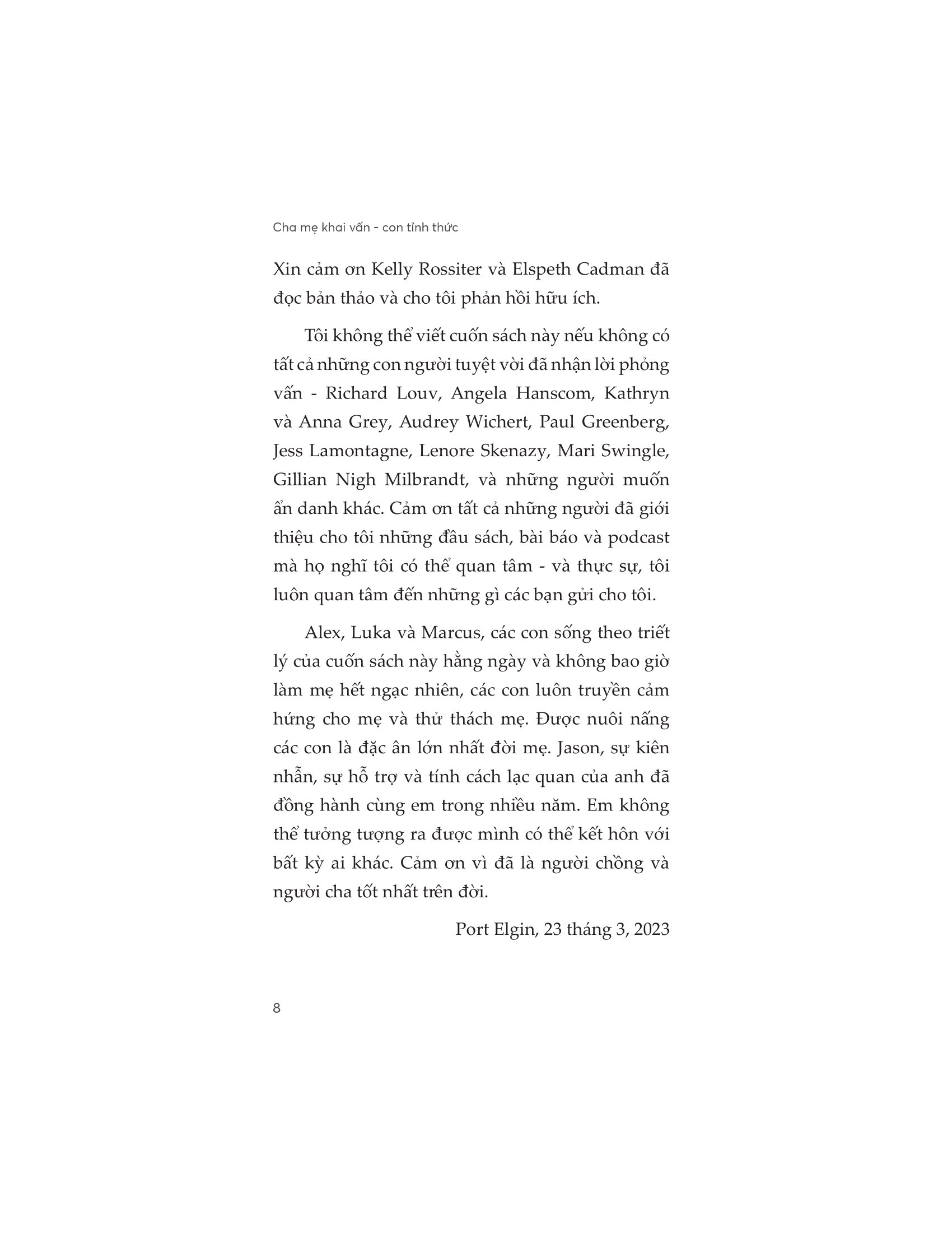cha mẹ khai vấn - con tỉnh thức - Ảnh 6