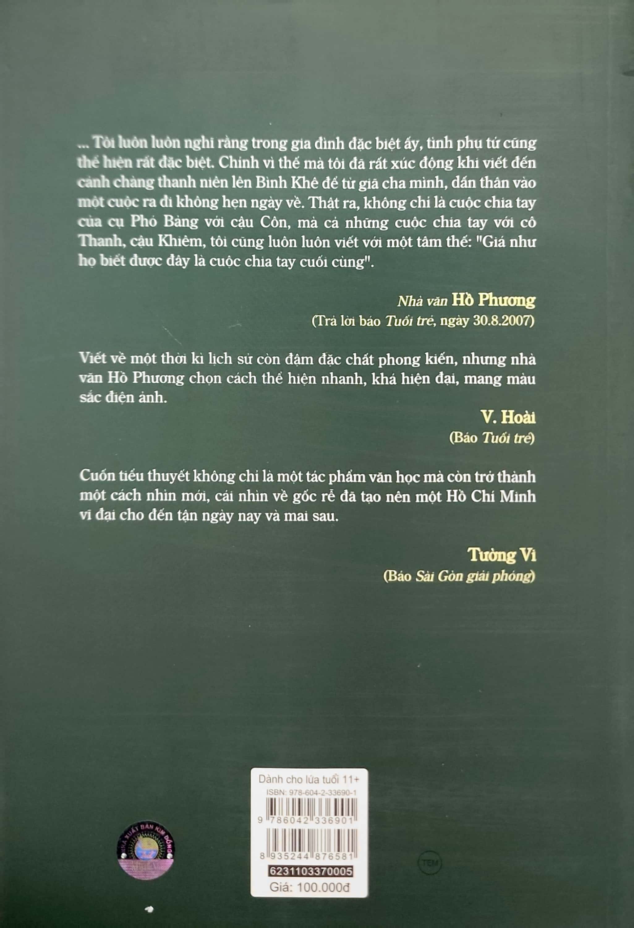 cha và con - tiểu thuyết về bác hồ và cụ phó bảng nguyễn sinh sắc (tái bản 2022) - Ảnh 8