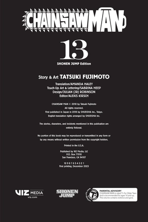 chainsaw man 13 (english edition) - Ảnh 3
