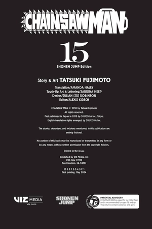 chainsaw man 15 (english edition) - Ảnh 4
