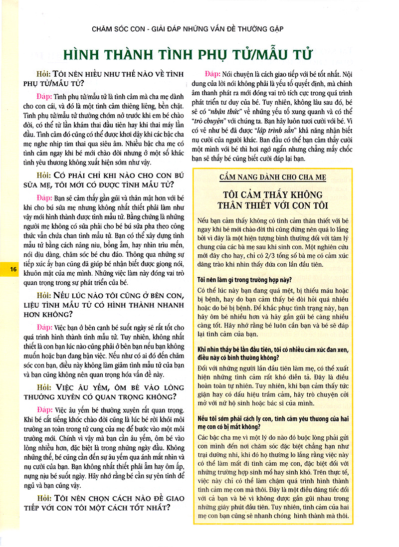 chăm sóc con giải đáp những vấn đề thường gặp - Ảnh 13