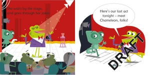 chameleon comedian (usborne phonics readers) - Ảnh 4