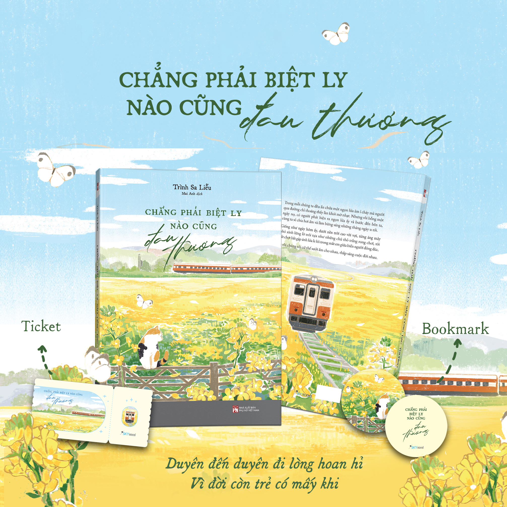 chẳng phải biệt ly nào cũng đau thương - tặng kèm bookmark bế hình + ticket “chuyến tàu thanh xuân” - Ảnh 2