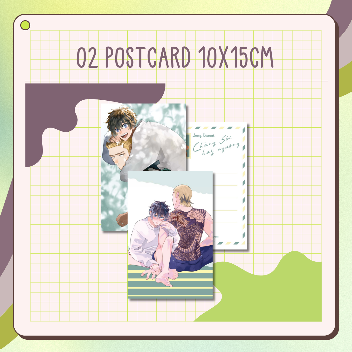 chàng sói hay ngượng - tặng kèm 1 bìa áo rời phủ hologram + 1 bookmark hai mặt + 2 postcard - Ảnh 6