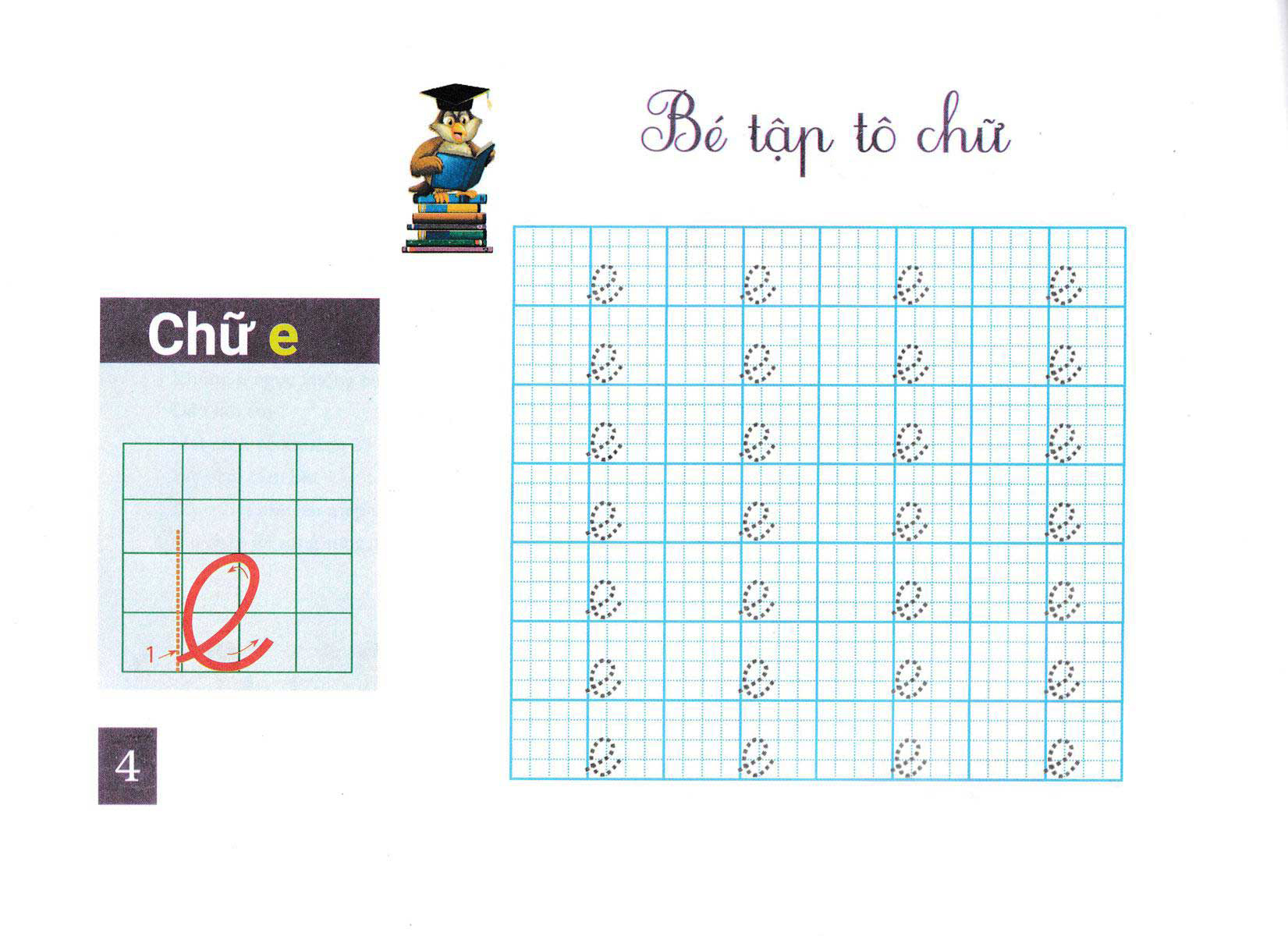 chắp cánh cùng bé tô chữ - tập tô chữ thường - Ảnh 5