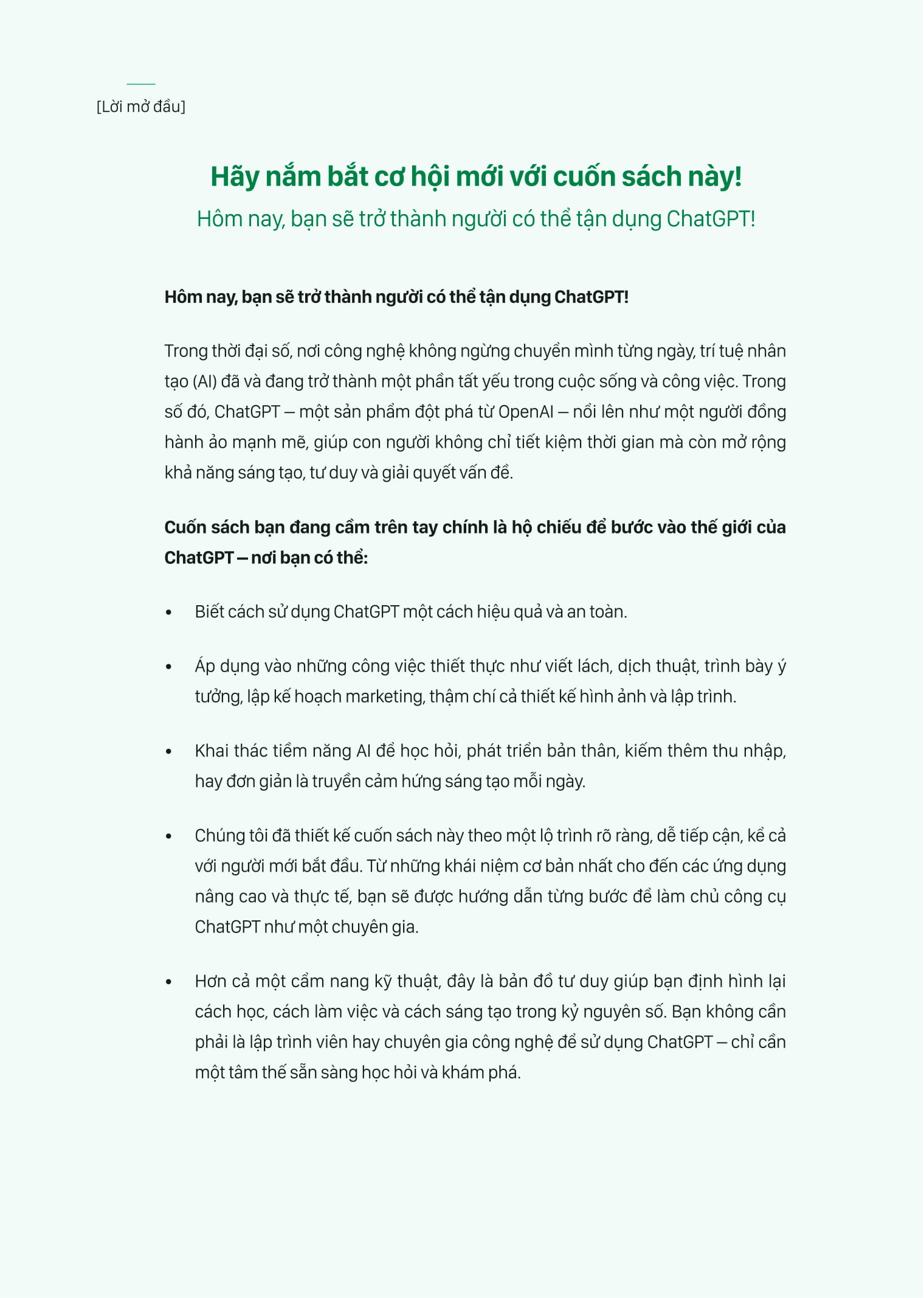 ChatGPT Từ A Đến Z Trong Một Ngày - Ảnh 4