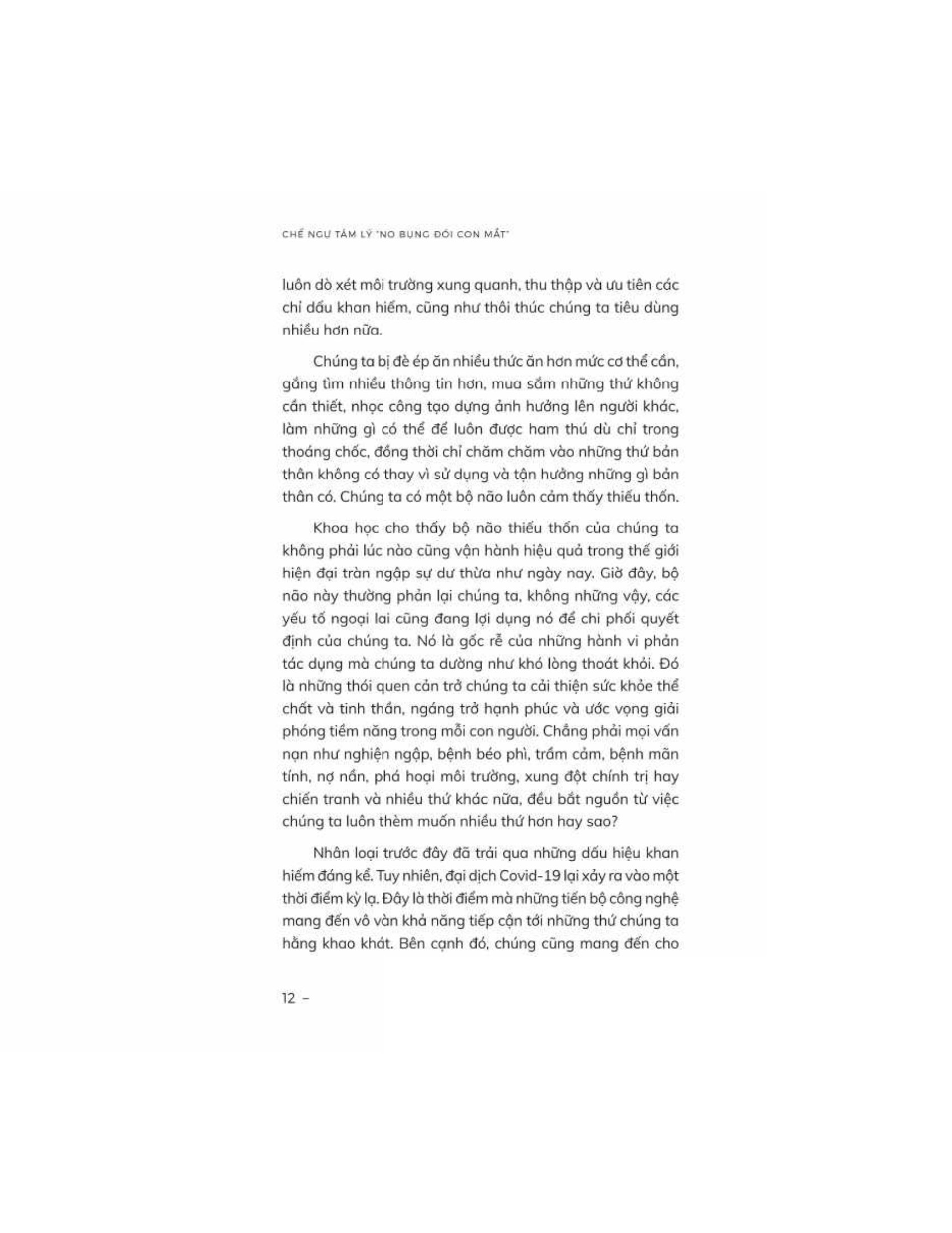 chế ngự tâm lý “no bụng đói con mắt” - Ảnh 12