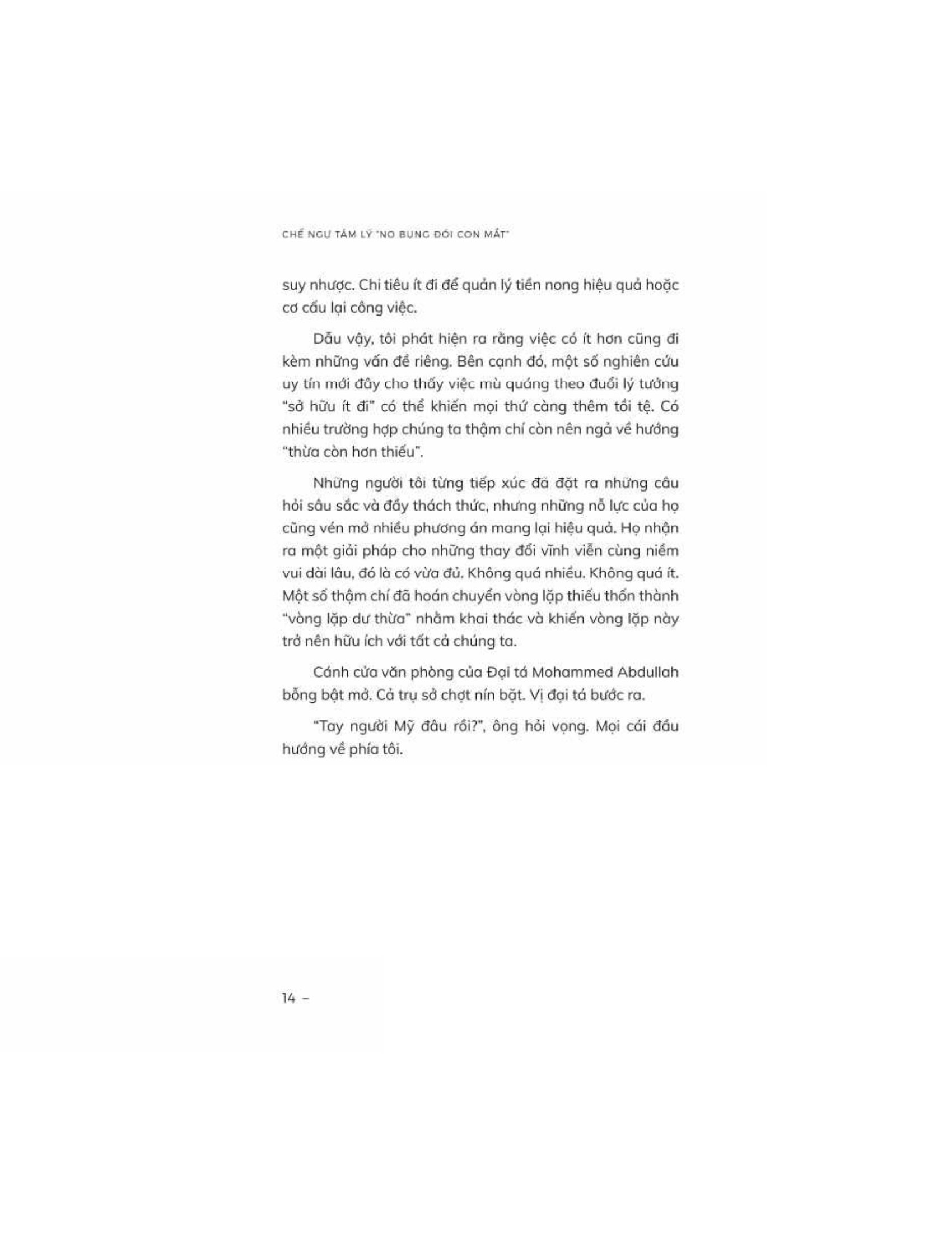 chế ngự tâm lý “no bụng đói con mắt” - Ảnh 14