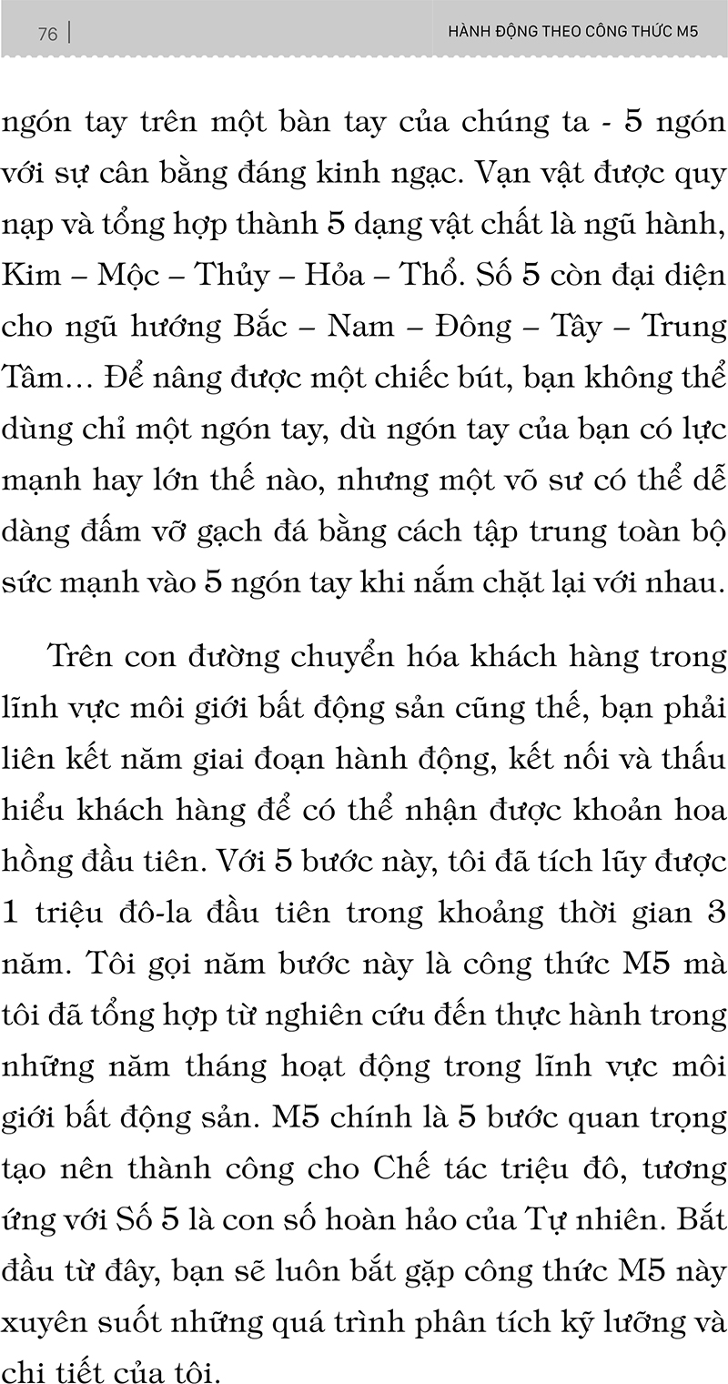 chế tác triệu đô - m5 công thức chế tác triệu đô trong ngành môi giới bất động sản - Ảnh 5